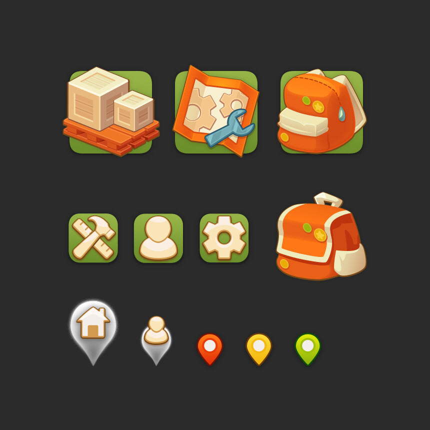 ArtStation - Casual icons