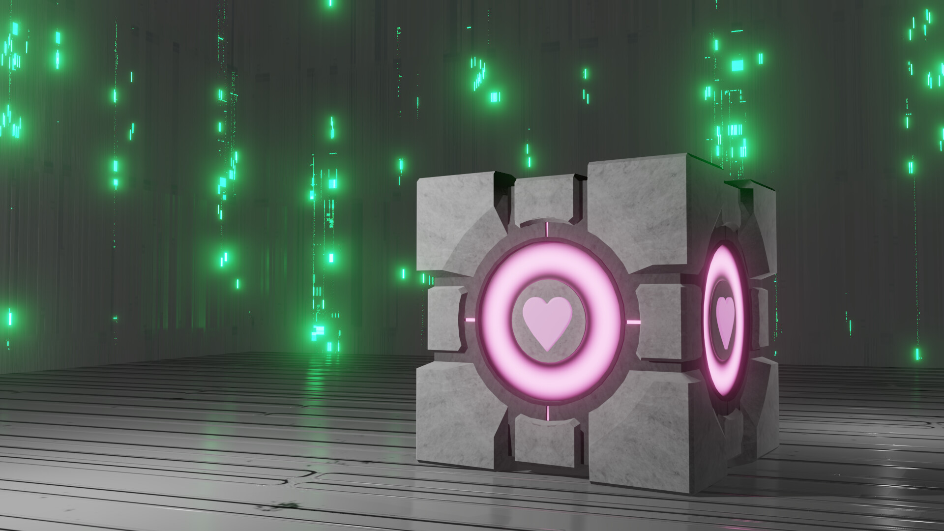 Companion Cube Portal 2