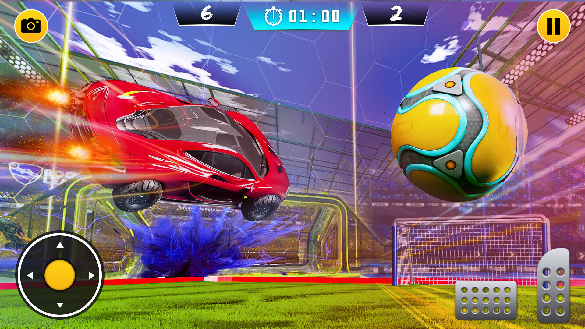Rocket car ball mod apk deals