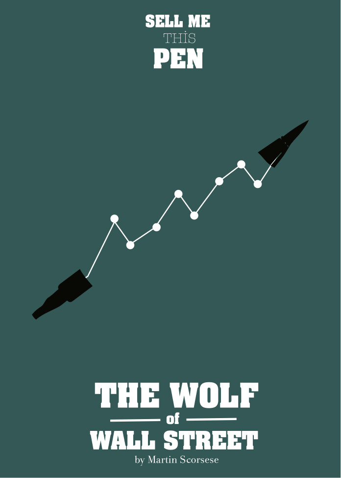wolf of wall street poster