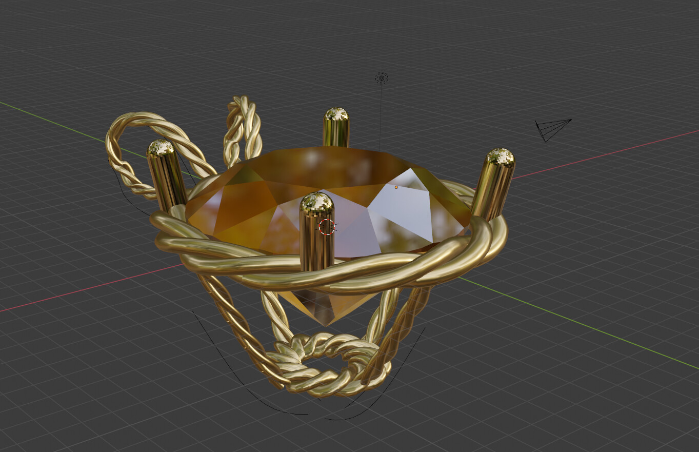 Product design in Blender using LuxCore renderer for realism.