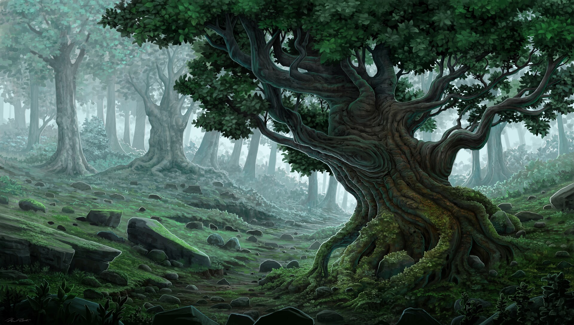 ArtStation - Old tree