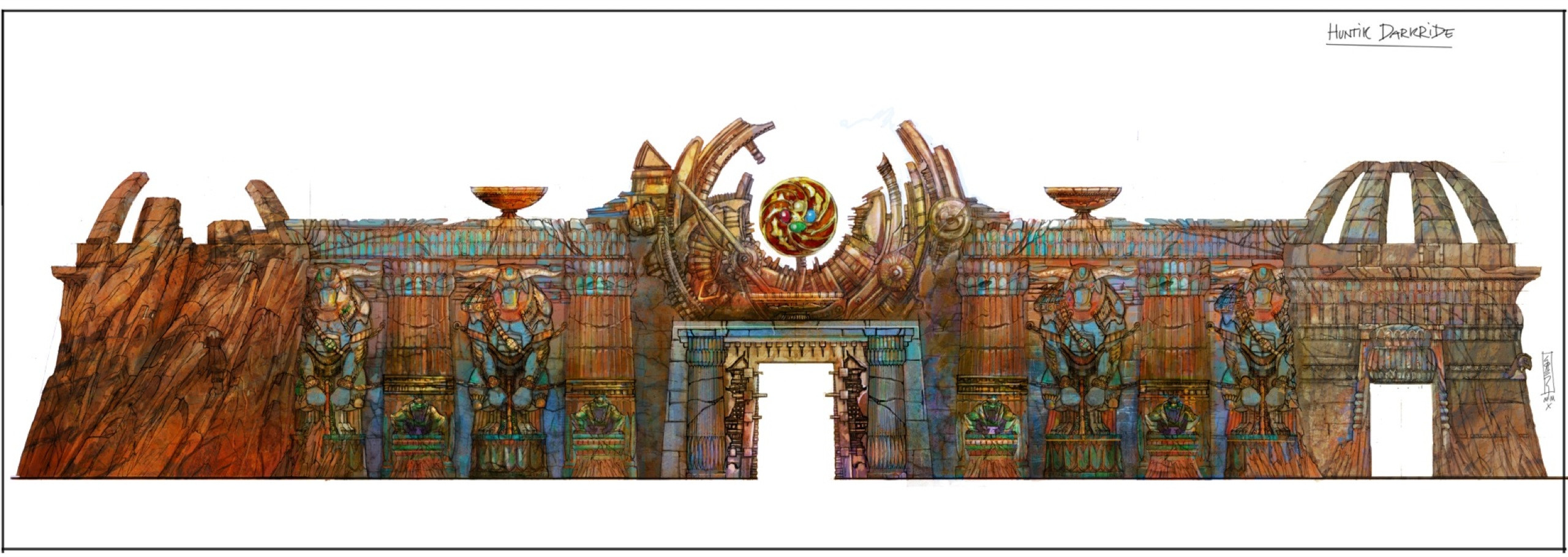 HUNTIK 5D DARKRIDE FRONT VIEW PROJECT