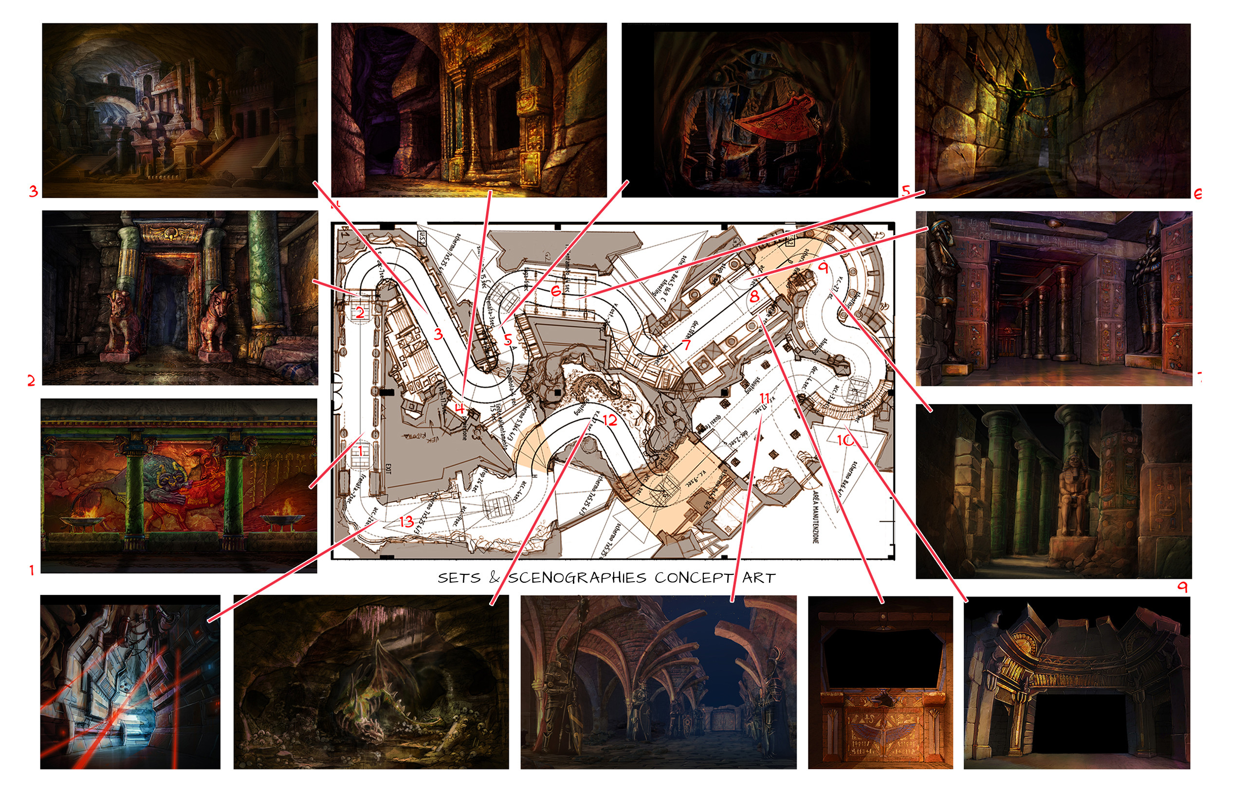 HUNTIK 5D DARKRIDE ENVIRONMENTS FOR THE GAME AND MAP