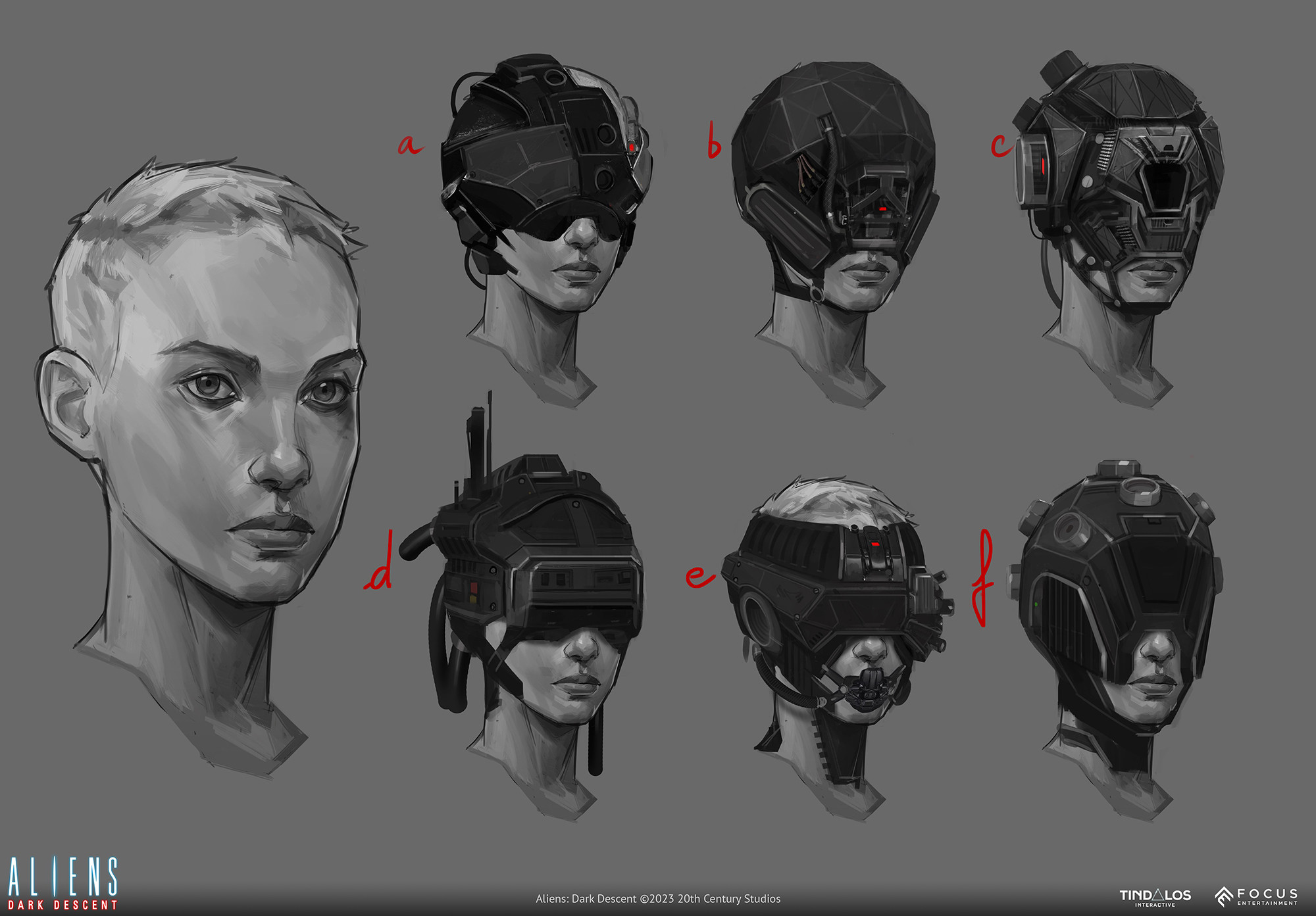 Initial sketches for Cassandra head device