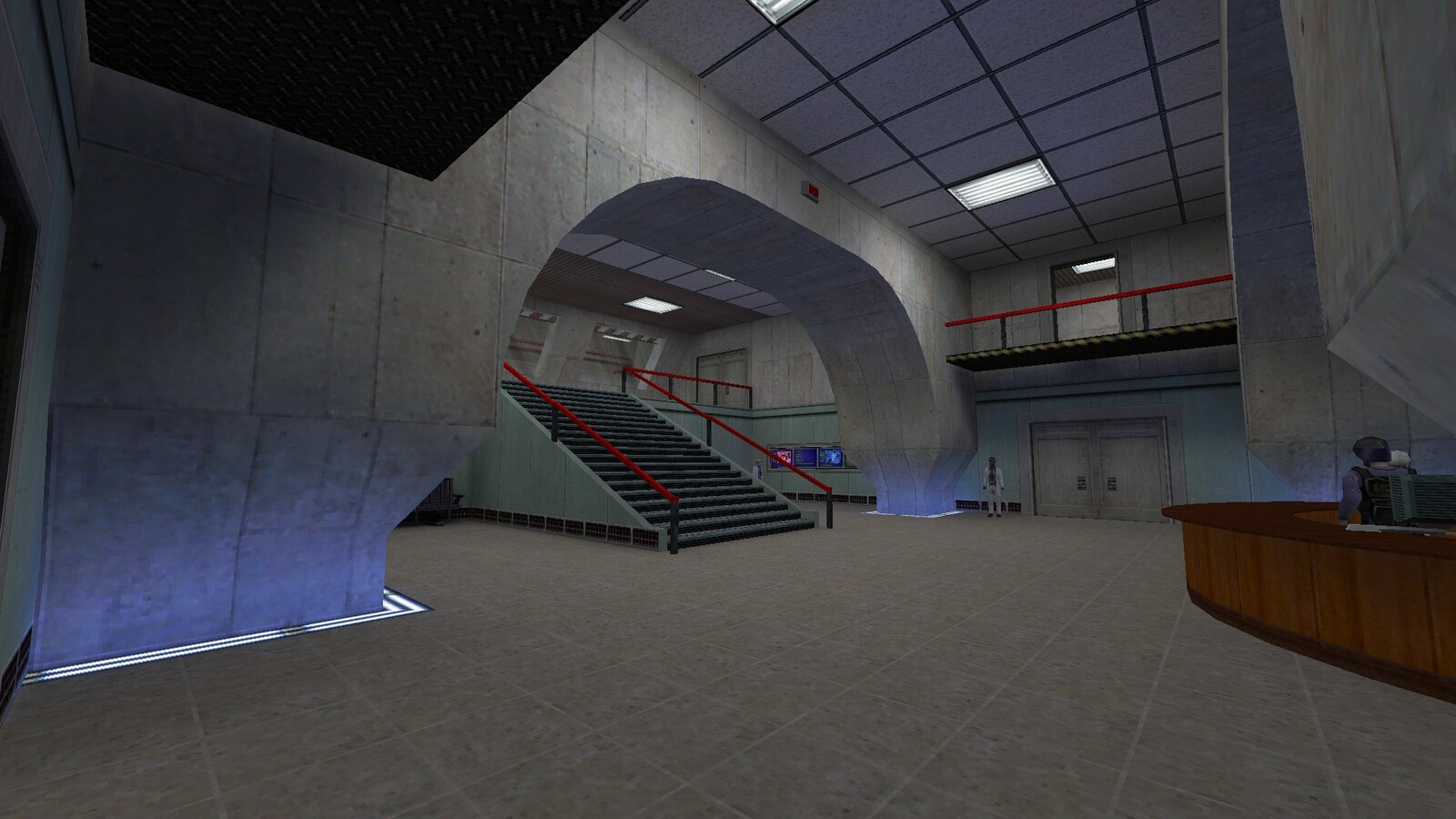 Re-imagining of the Black Mesa lobby.