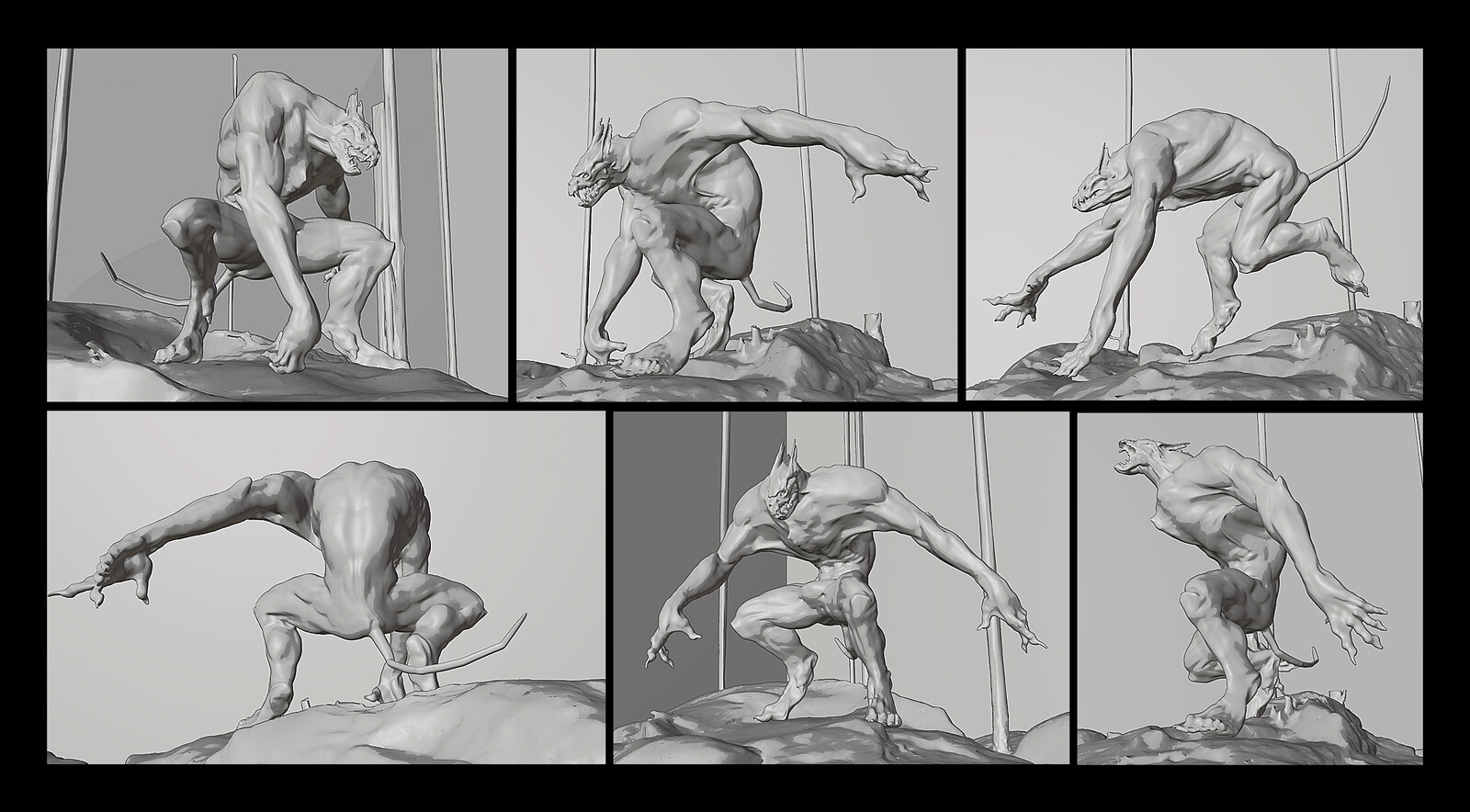 poses, blender