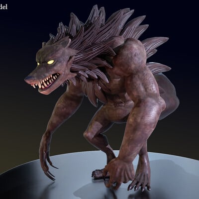 Kyle field werewolf render 01