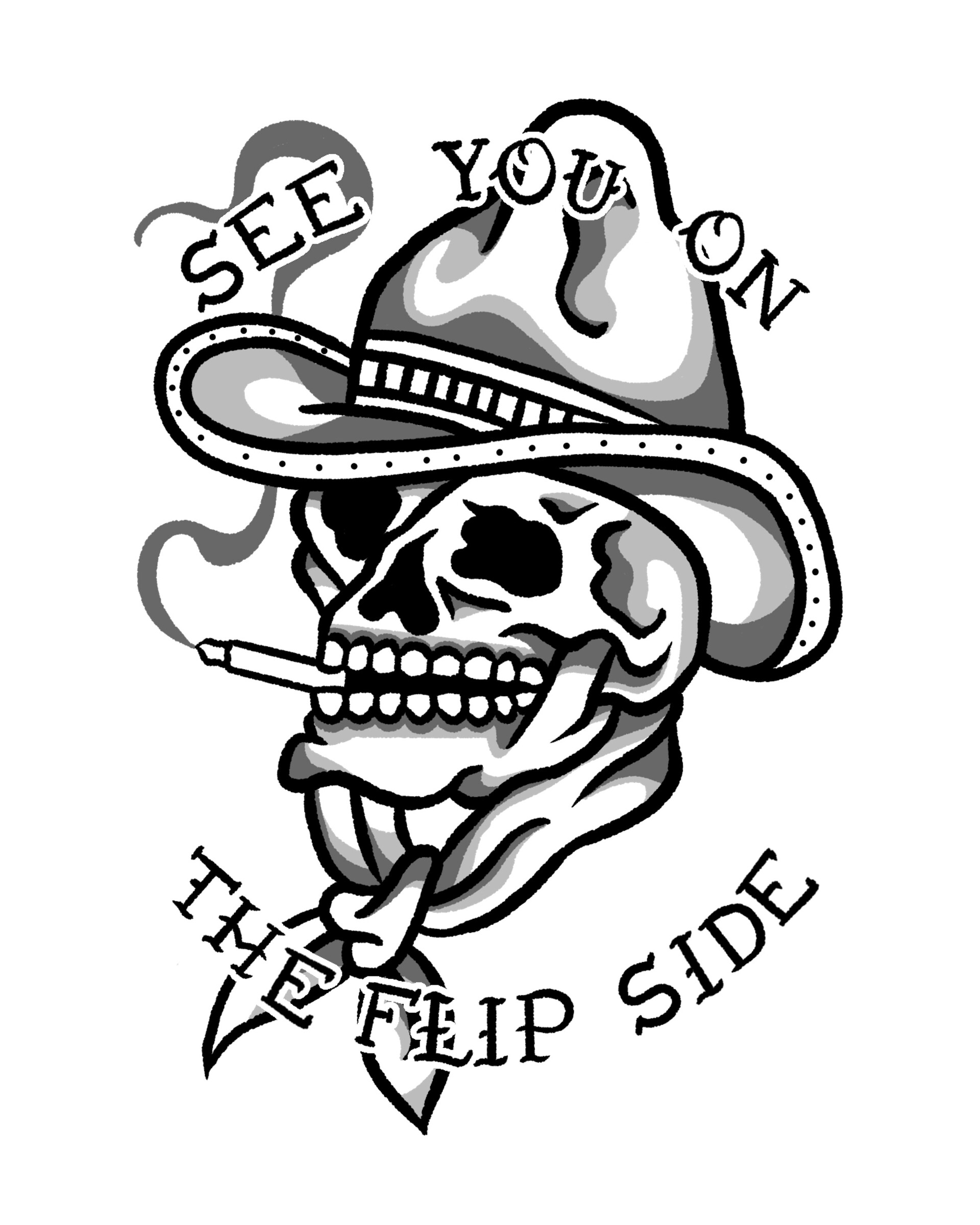 ArtStation See You On The Flip Side TattooReady Design
