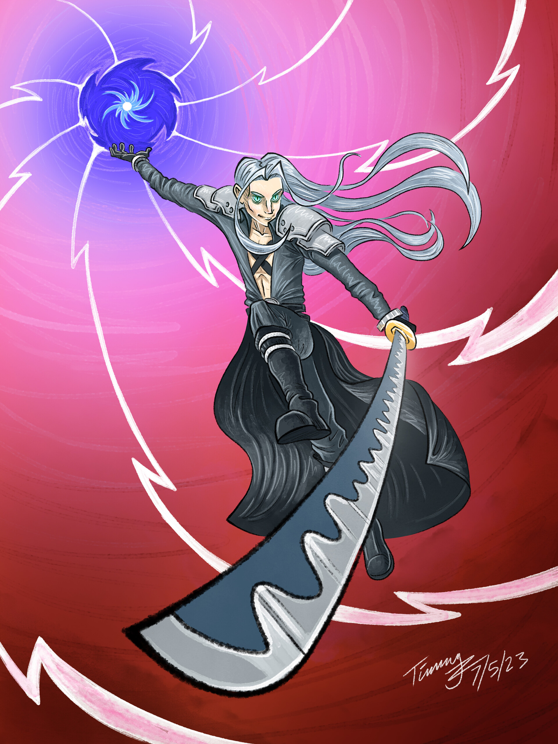 Kitty Chibi Sephiroth