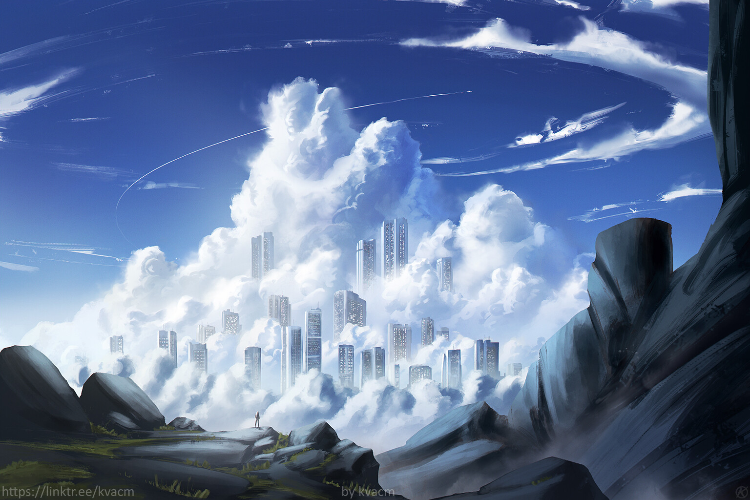 City in Clouds