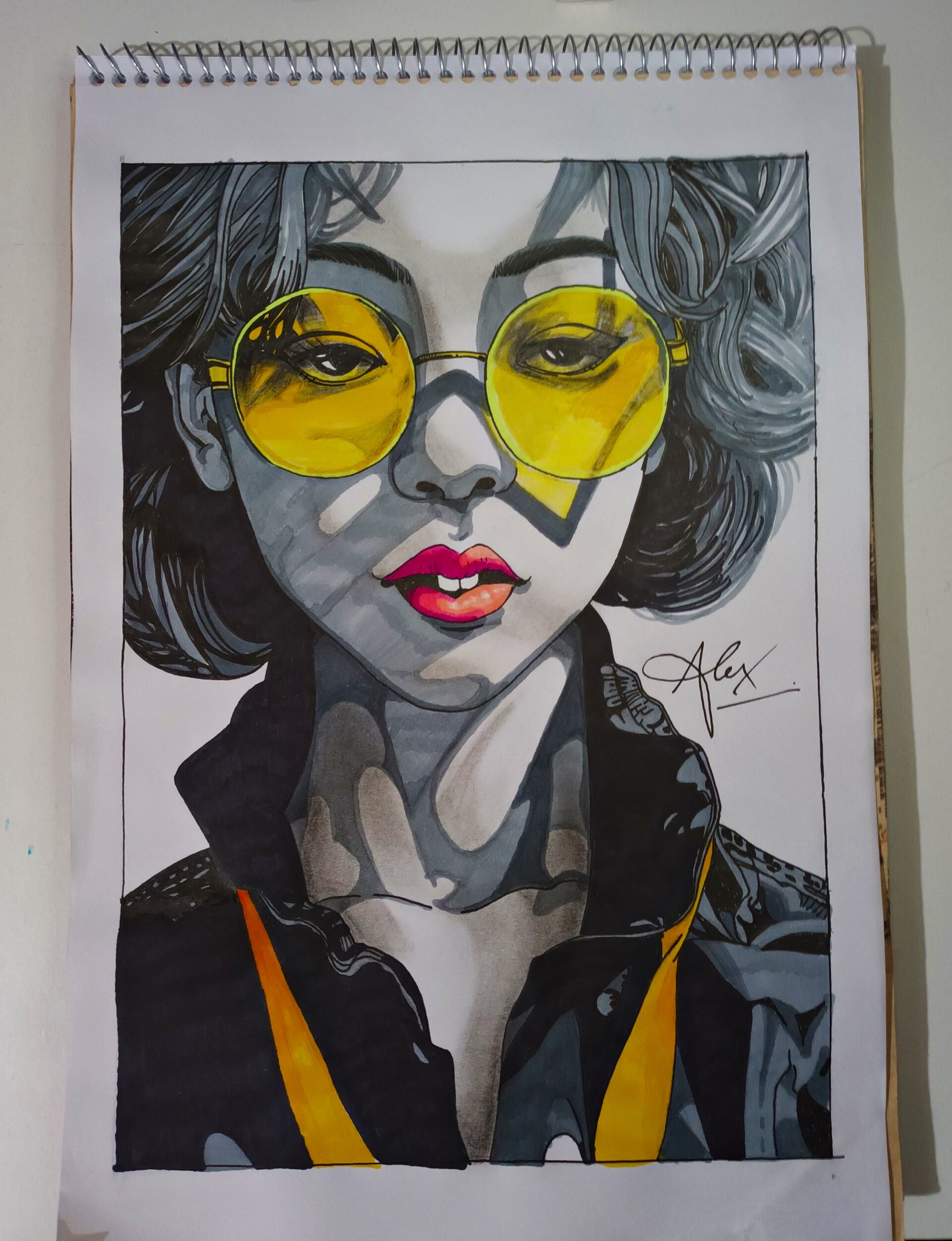 ArtStation La Chica de Lentes