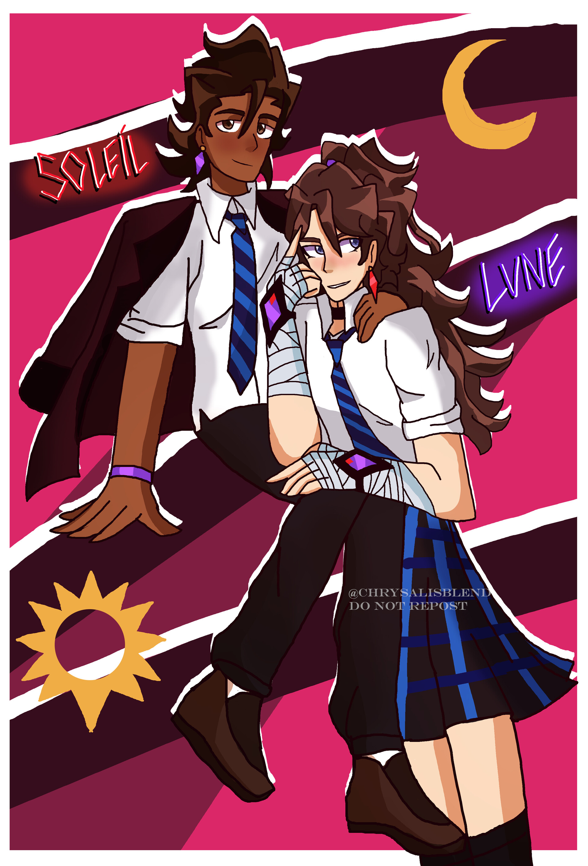 ArtStation Diamond Delinquents (OC Art) Personal Work