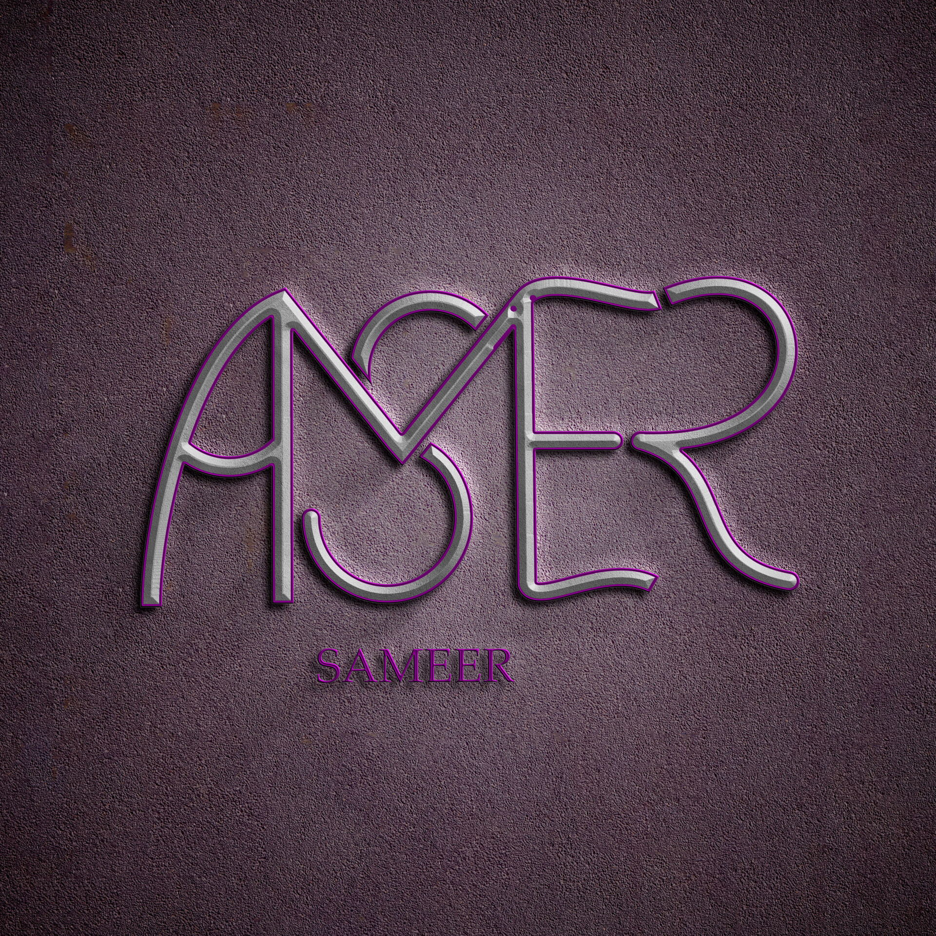 sameer name logo