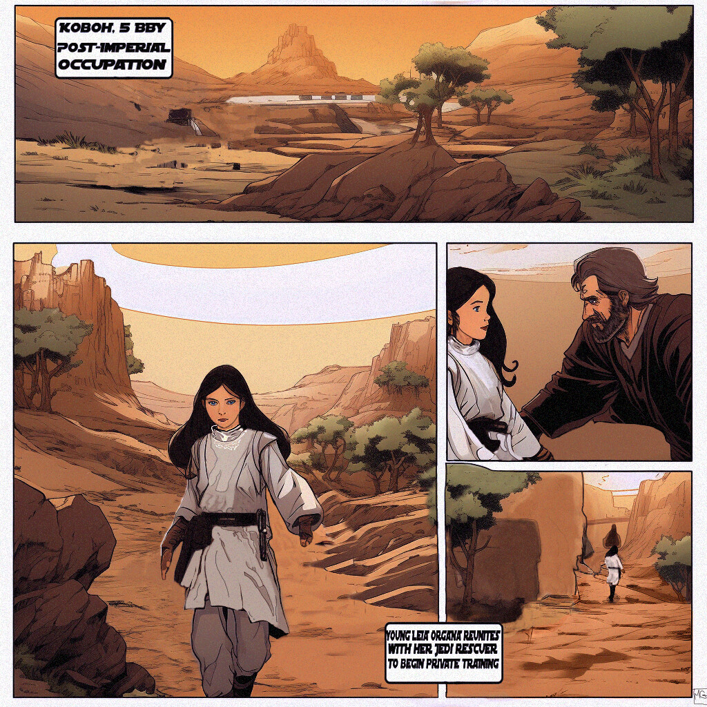 Star Wars - Young Leia Adventures - Proof of Concept - Part 1 (Not in A Specific Order) 