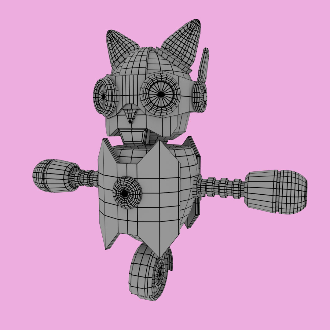 ArtStation - Mech Kitty RoboCat