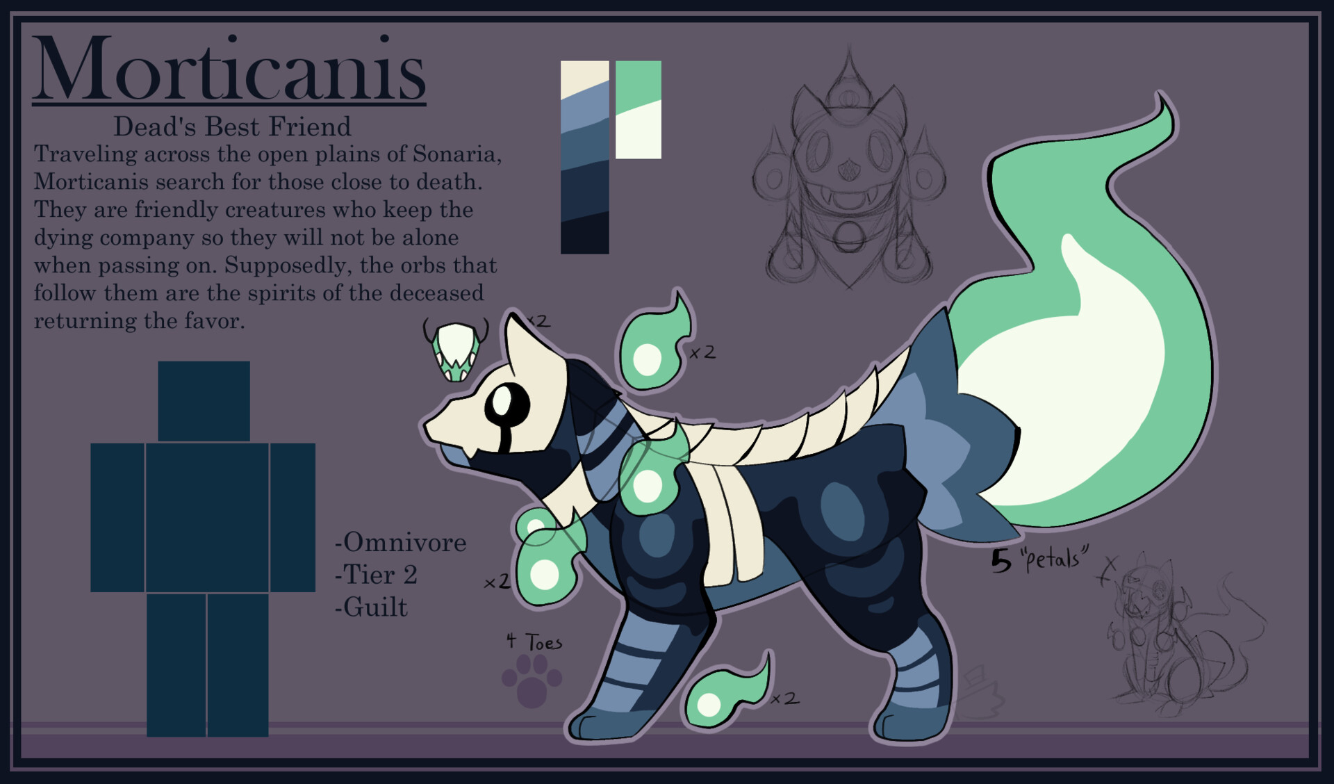 ArtStation - Creatures of Sonaria Fan Creature: Morticanis