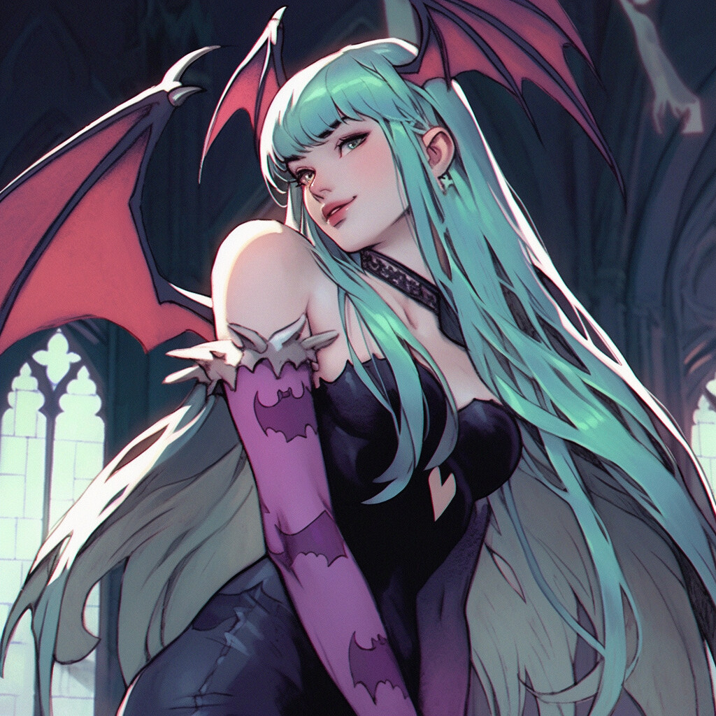 ArtStation Morrigan Aensland