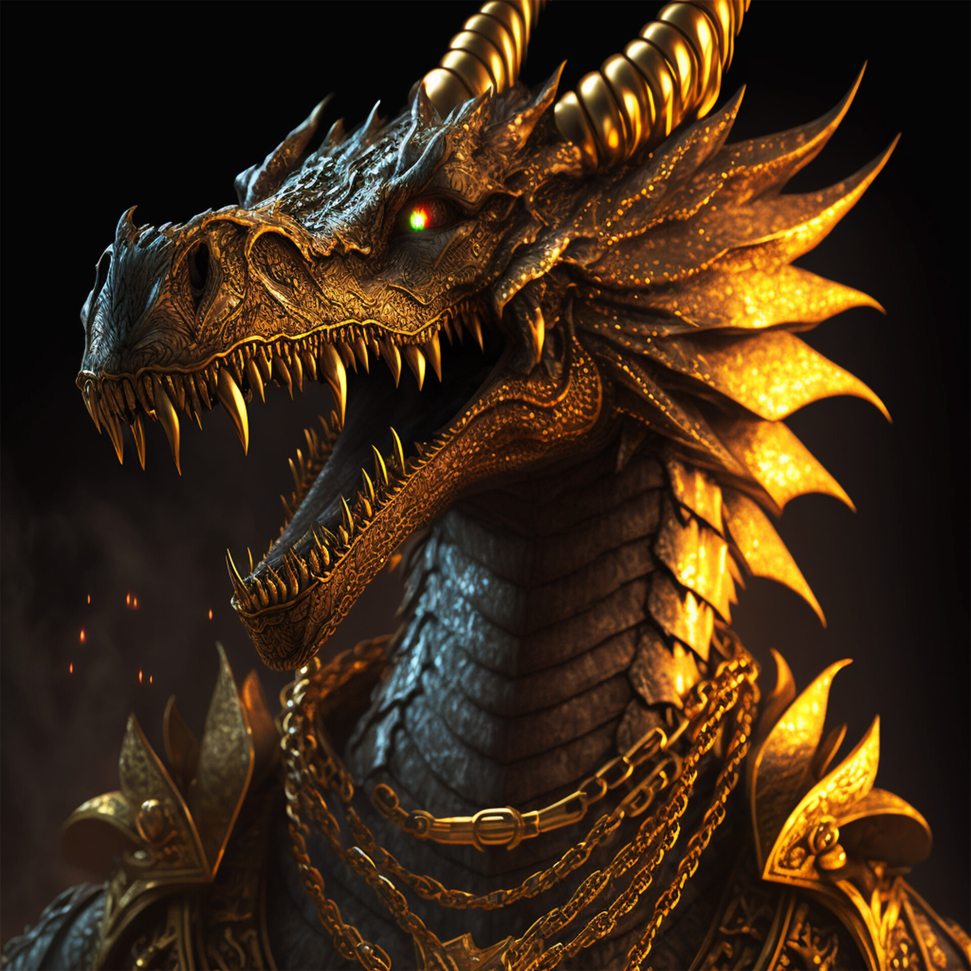 ArtStation Gold Dragon