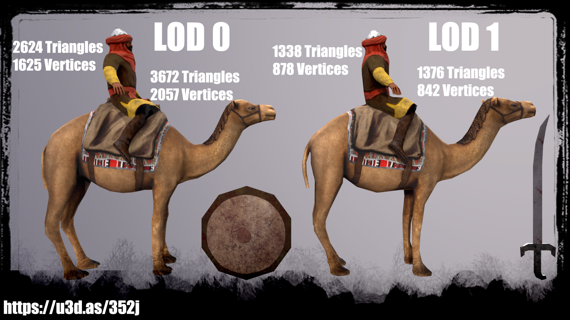 ArtStation - Warrior Camel Rider (Arab) Download