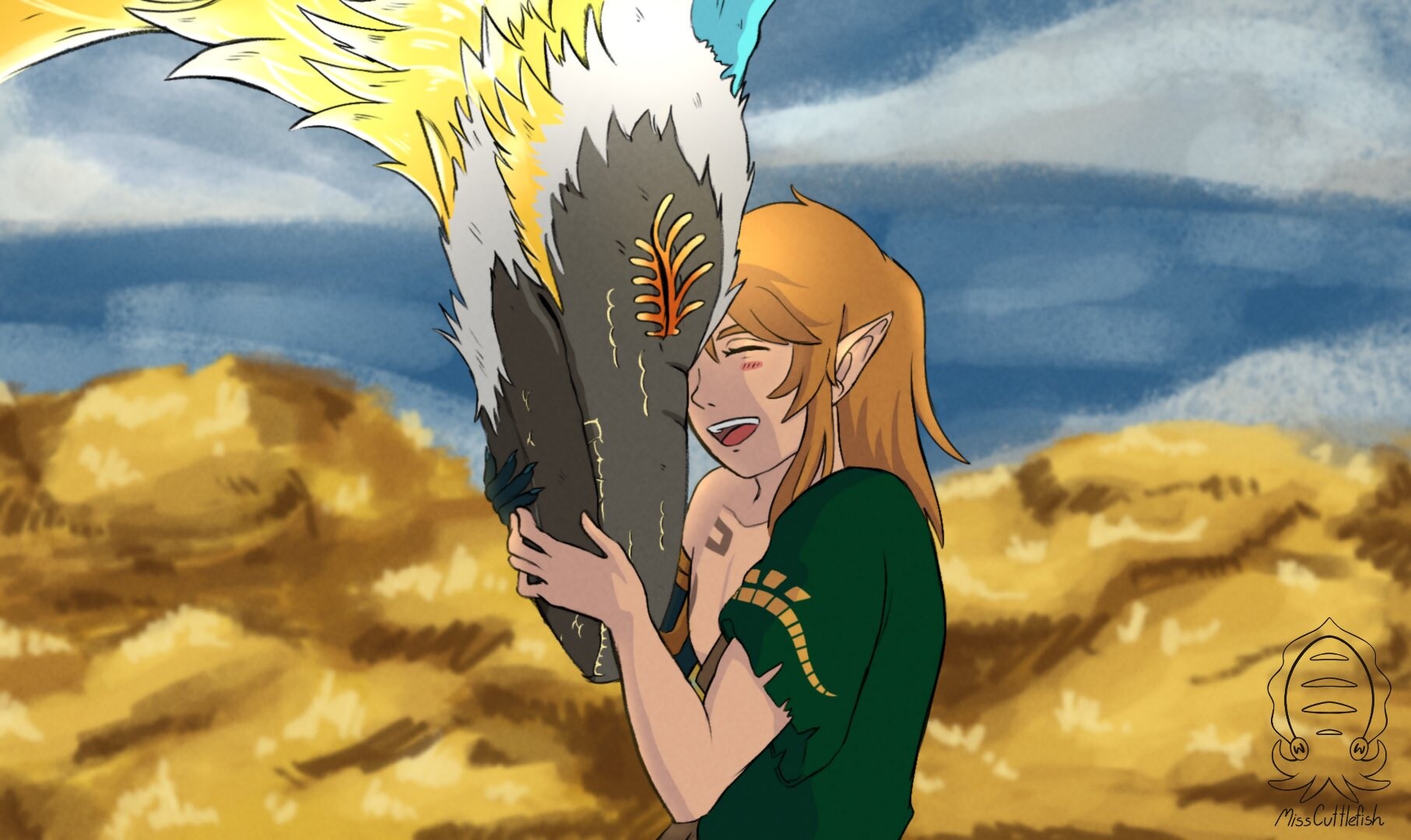 ArtStation Legend of Zelda x Studio Ghibli