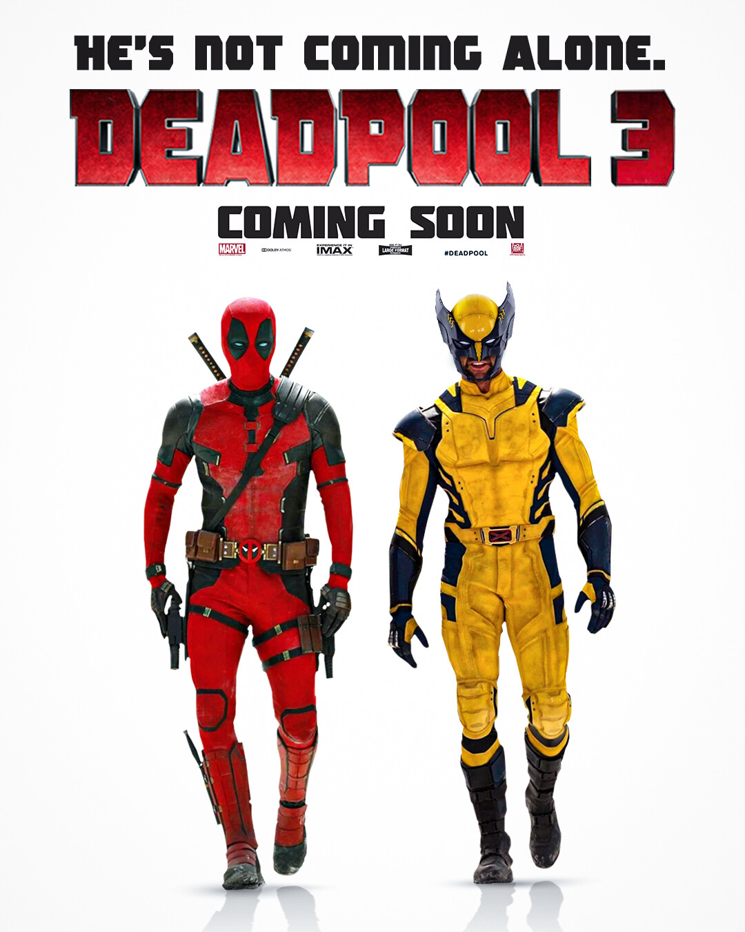 Deadpool 3 • A4 & A3 Poster • Birthday Present • Stocking Filler