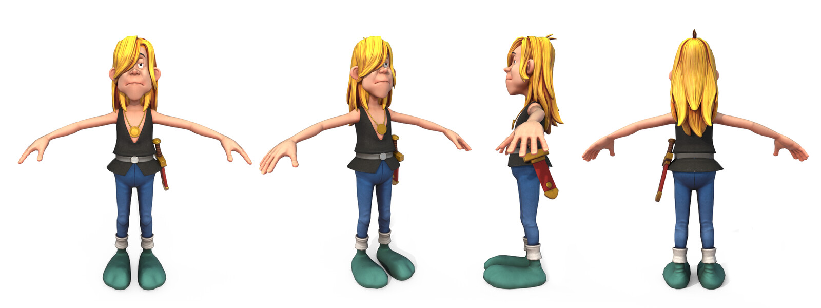 Goudurix - High/Low Poly - Texture