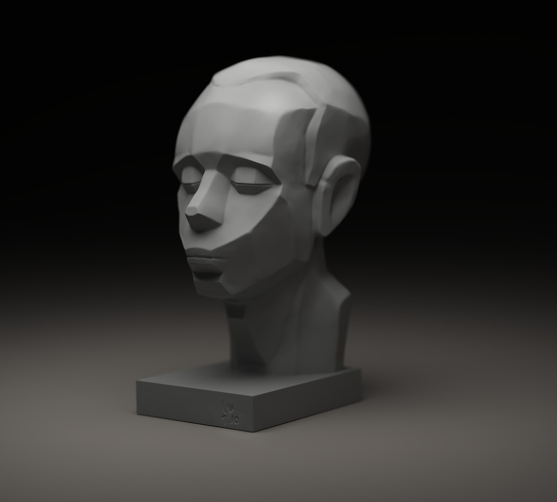 ArtStation - Plaster statue practice