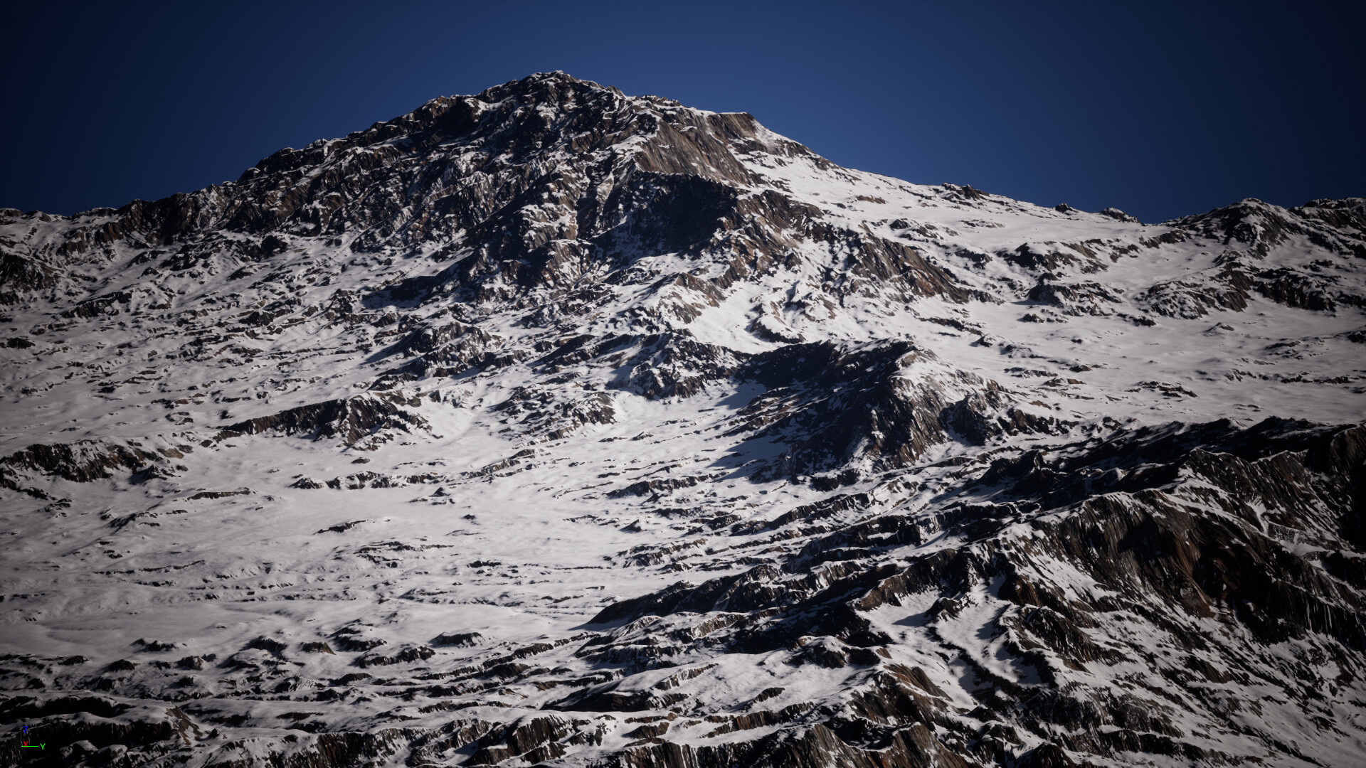 ArtStation - Windswept Mountains