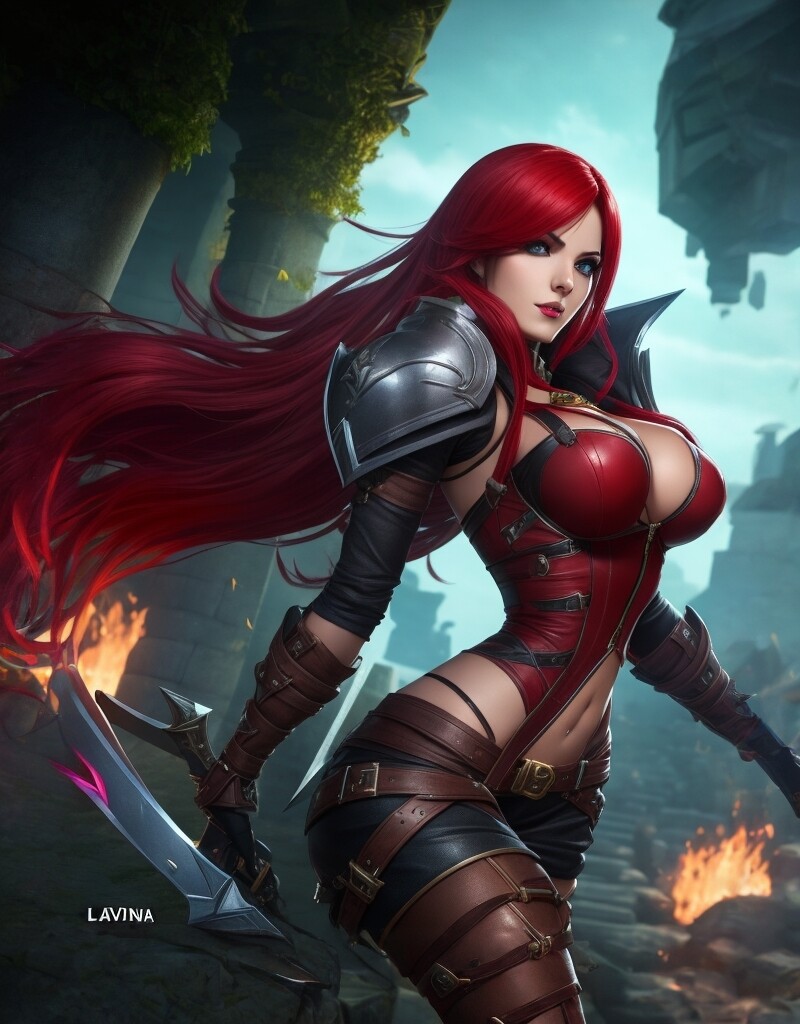 ArtStation - Katarina from League of Legends