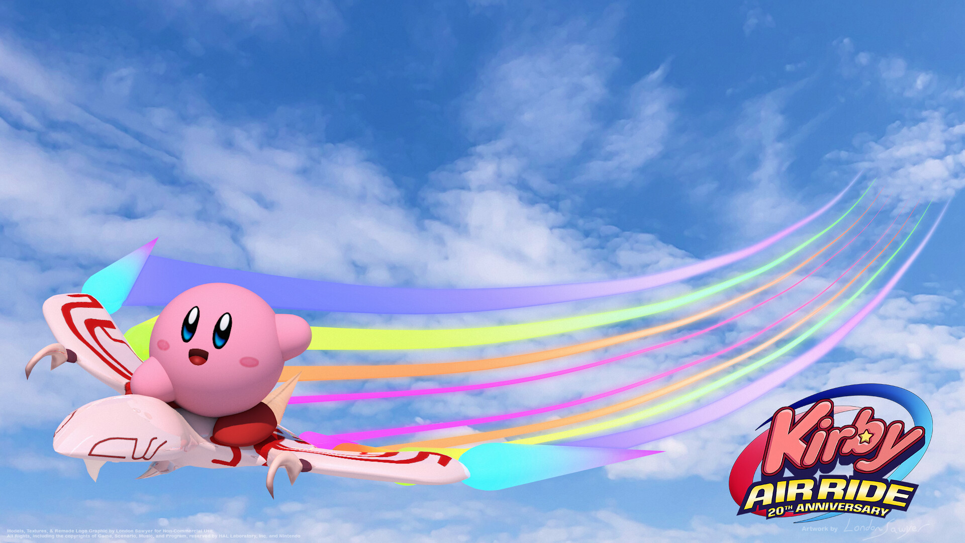 ArtStation - Kirby Air Ride - 20th Anniversary Render
