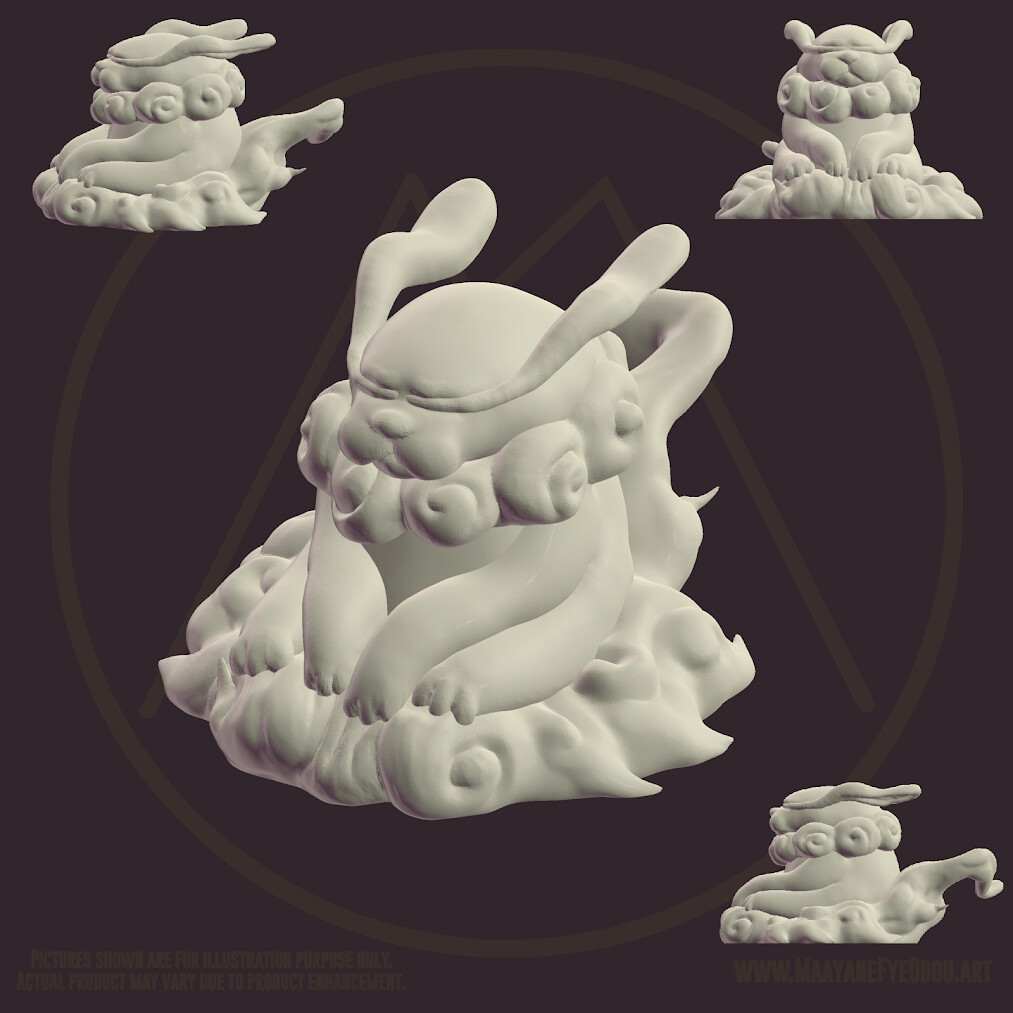 This is The digital sculpt for Gumko from the Paradeus Game