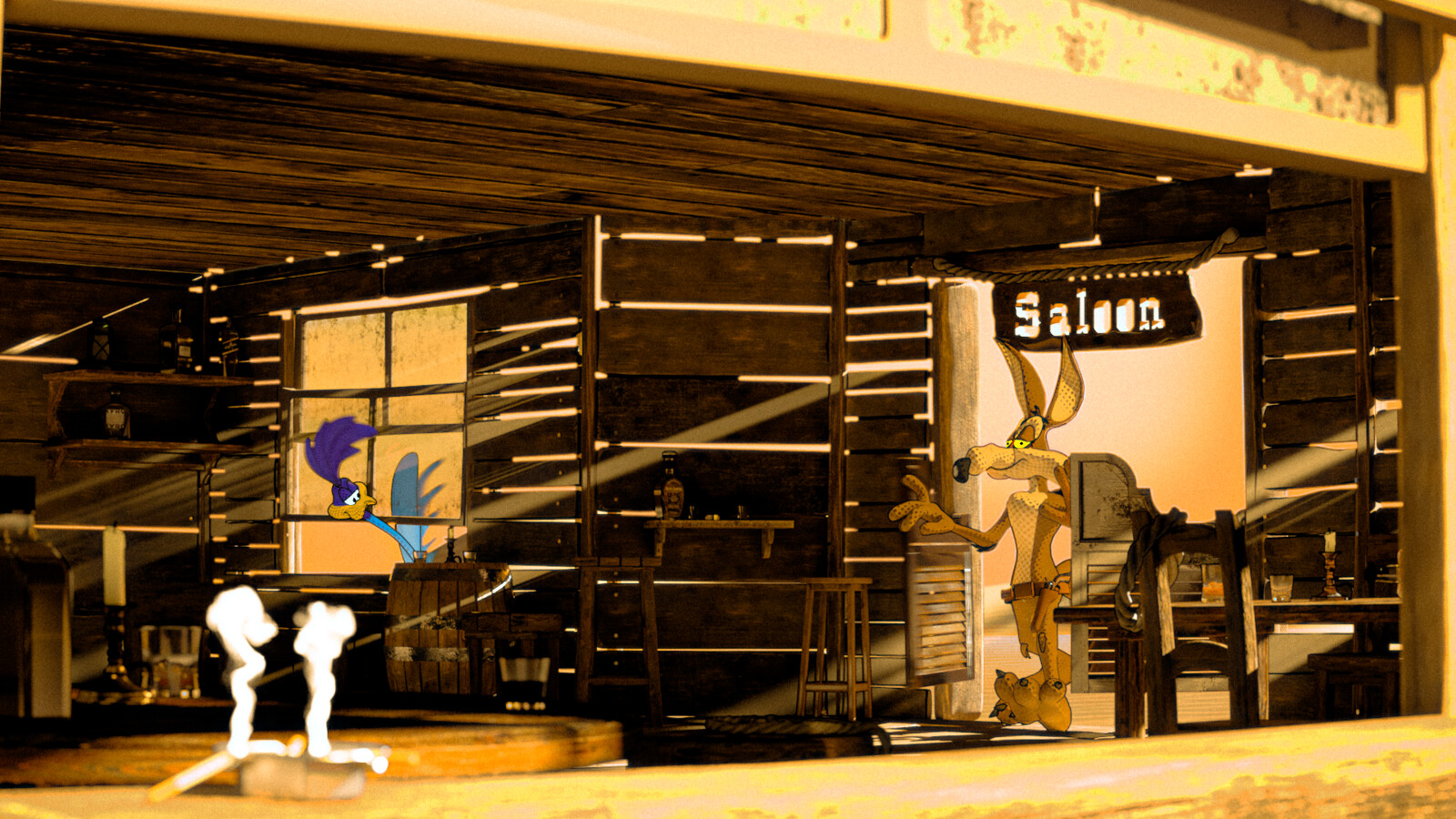 Cartoon Standoff