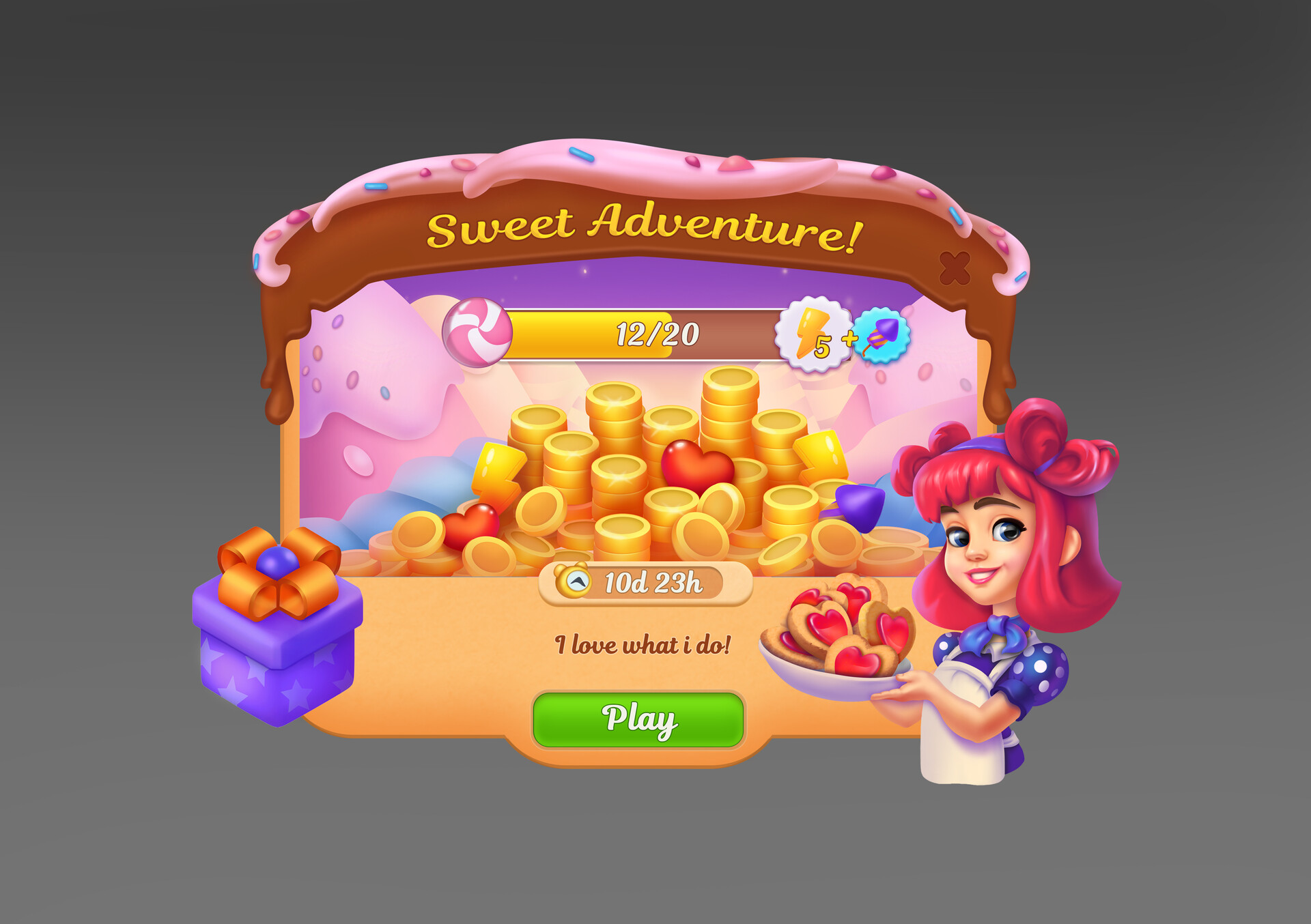 ArtStation - UI Design game window