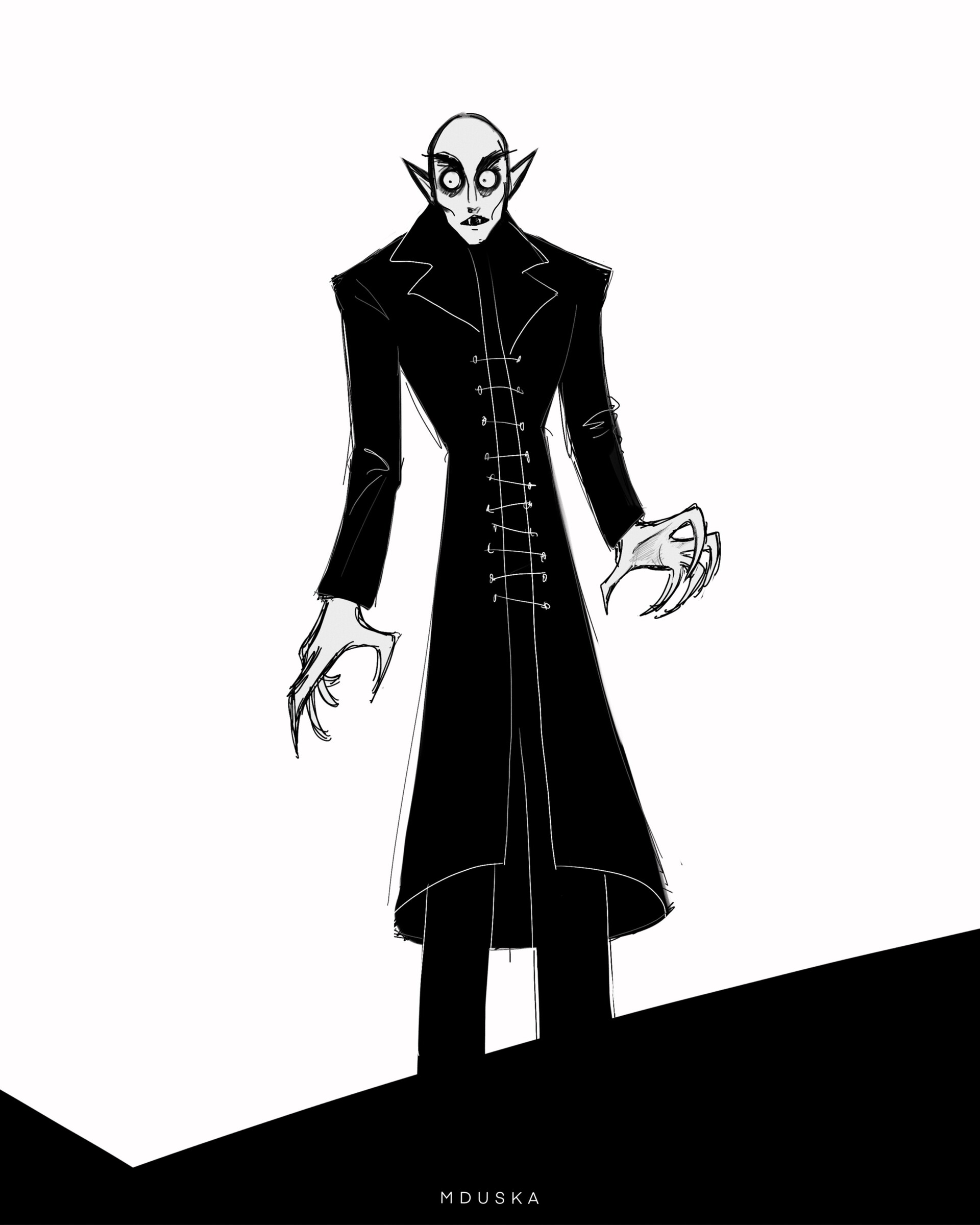 ArtStation - Nosferatu- Lowpoly Count Orlok