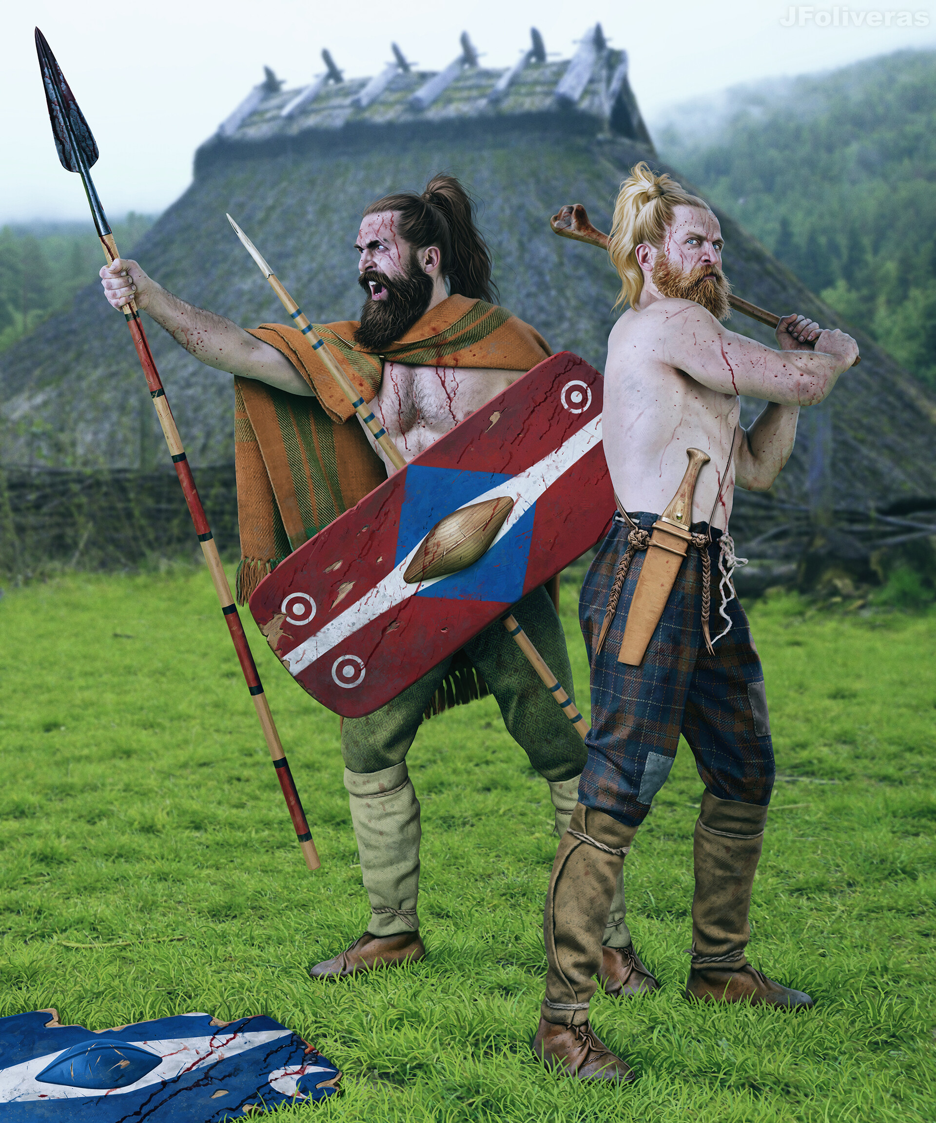 ArtStation - Early Germanic warriors