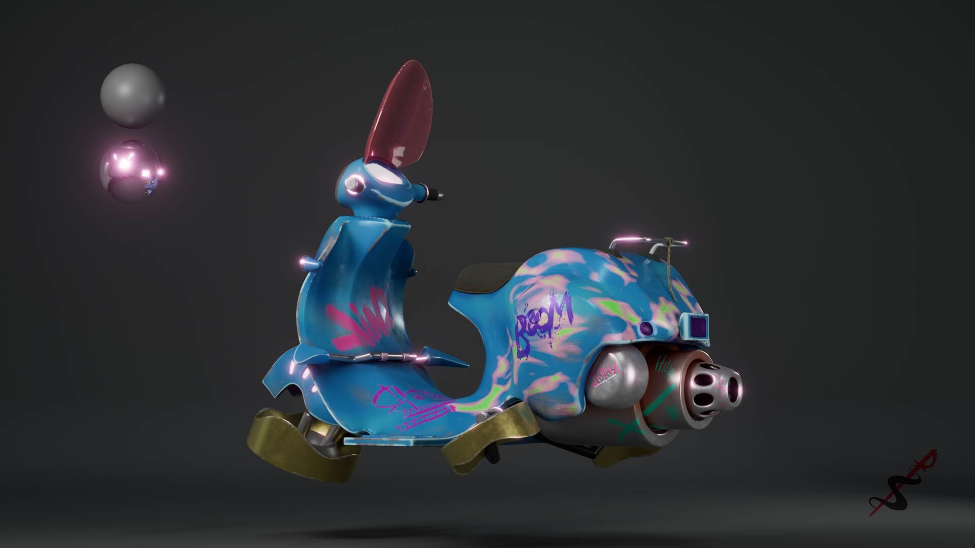 ArtStation Jinx's Scooterbike