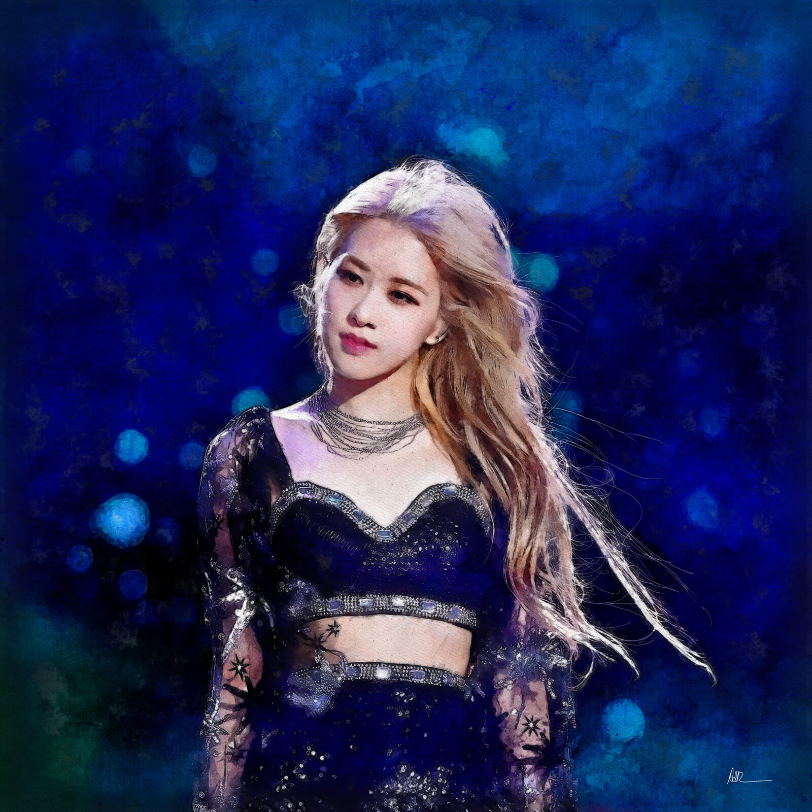 Seraphic Serenade: The Ethereal Rosé of Blackpink