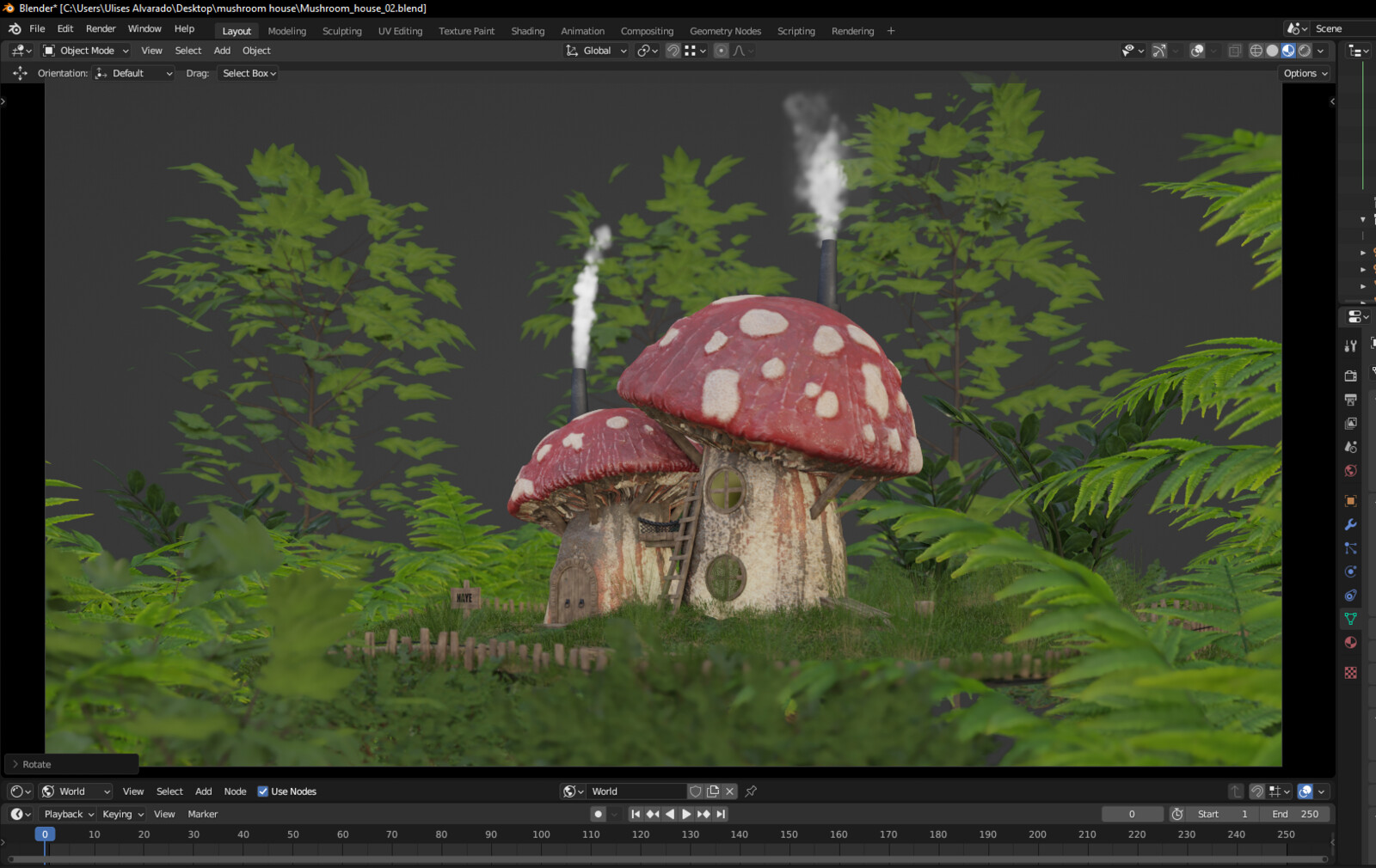 Blender 3d model
