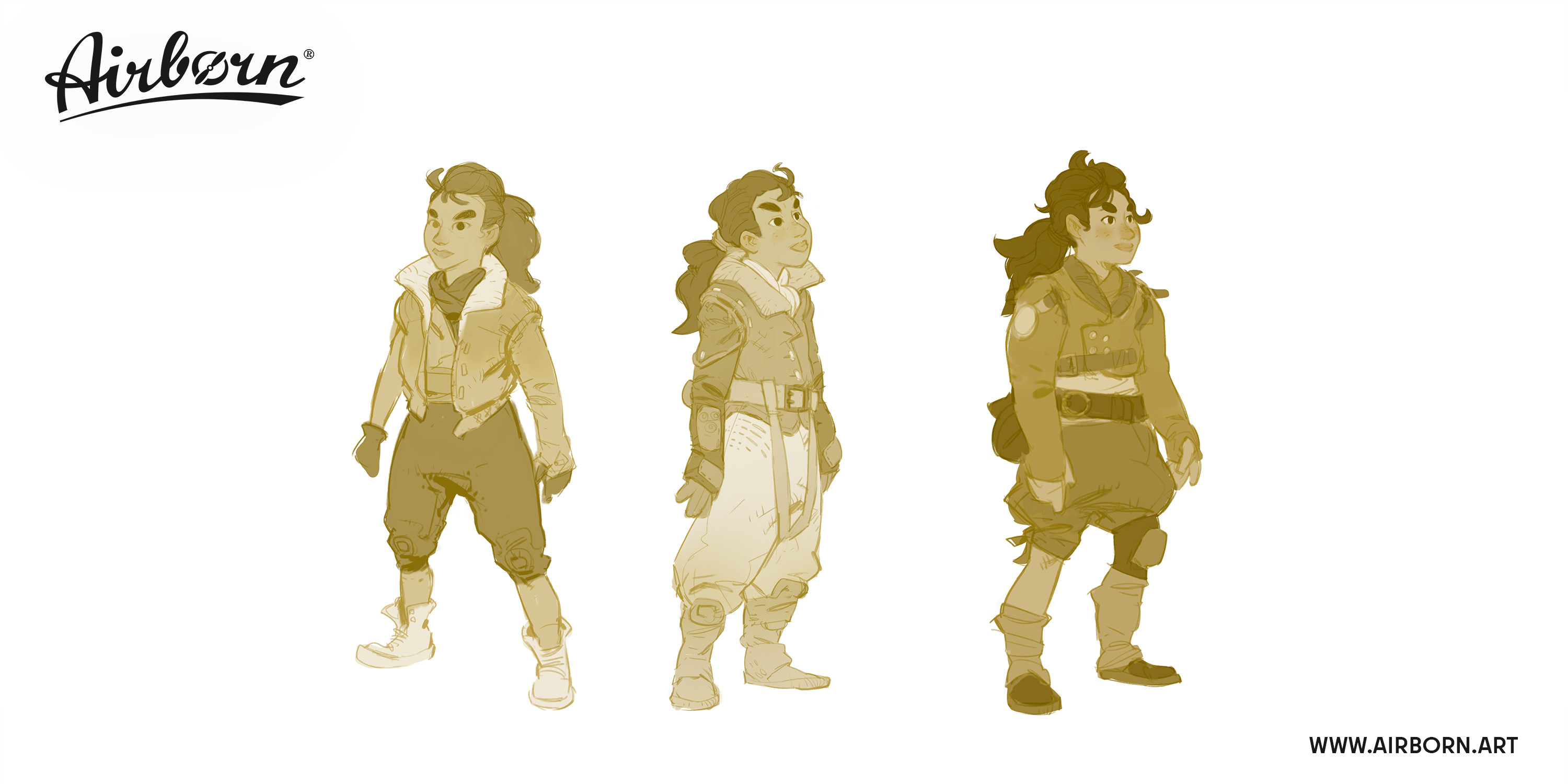 Main Character Concept Ideation by Johannes Figlhuber