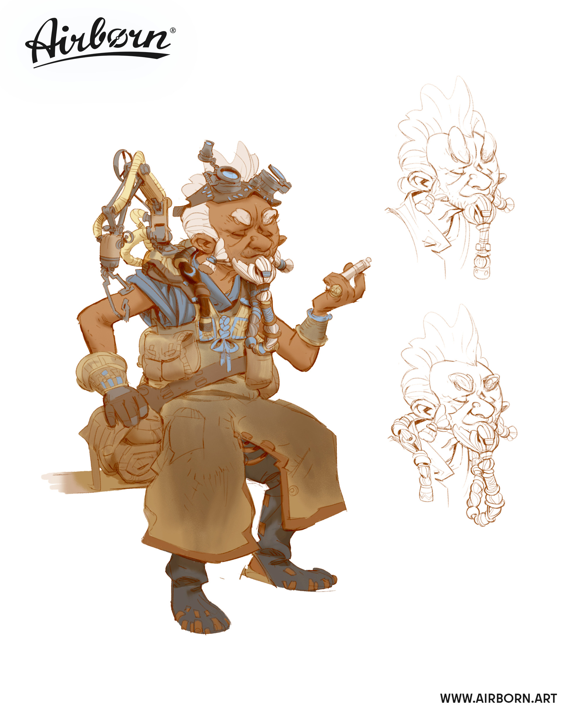 Hermit Concept Ideations by Johannes Figlhuber