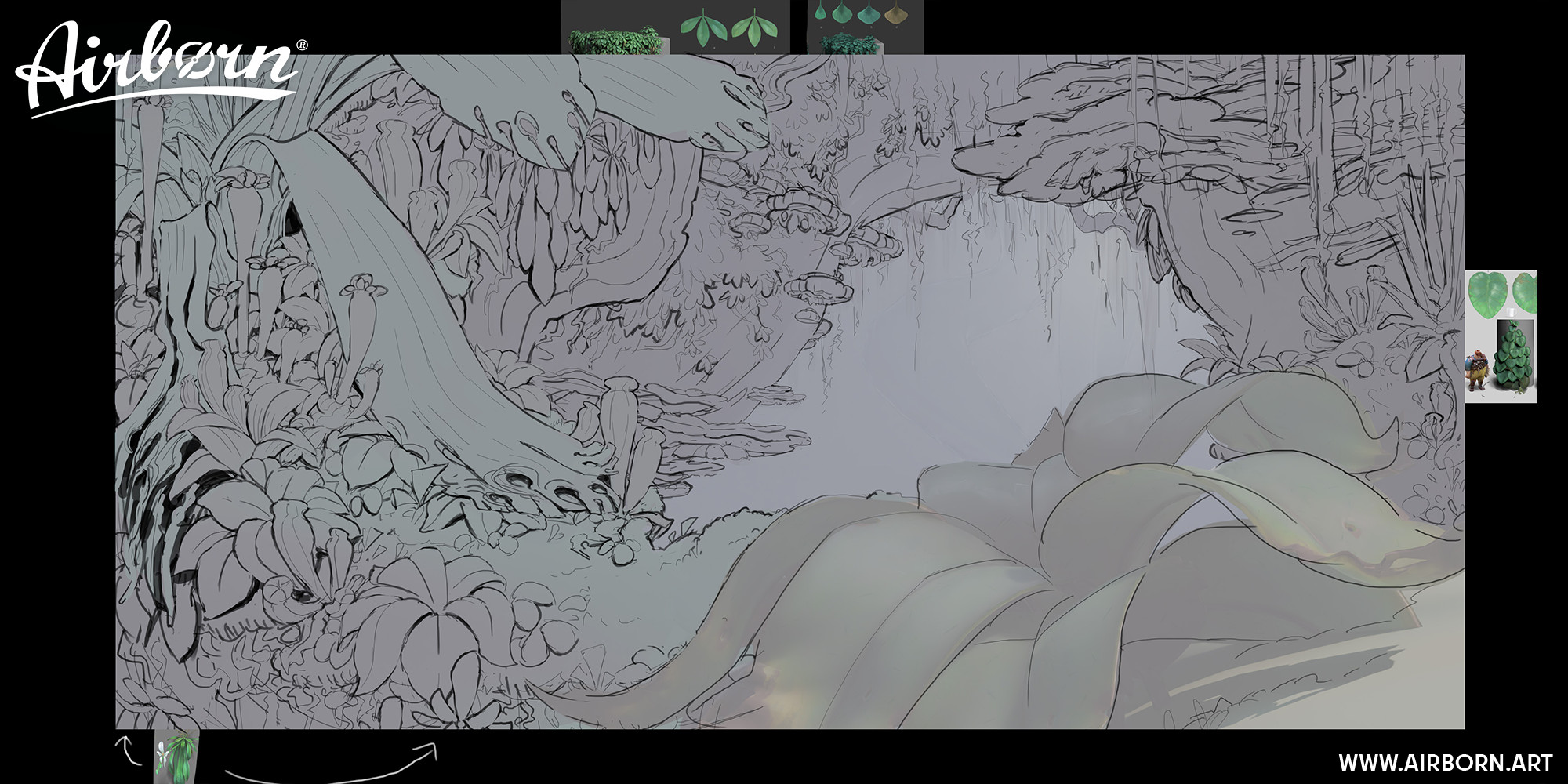 Critter Shot Environment Concept by Ilka Hesche