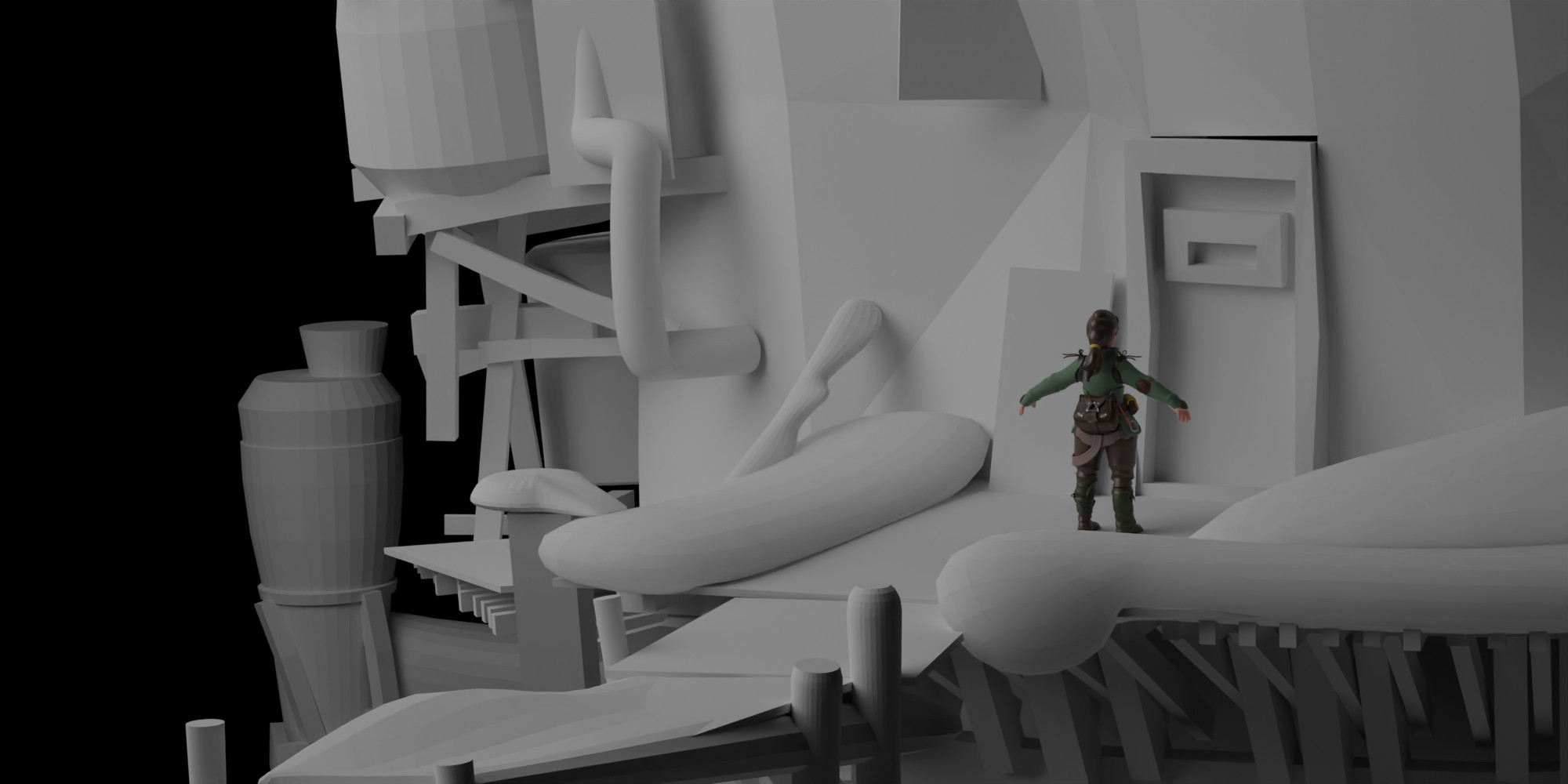 Shut Door Concept Blockout by Simon Kopp