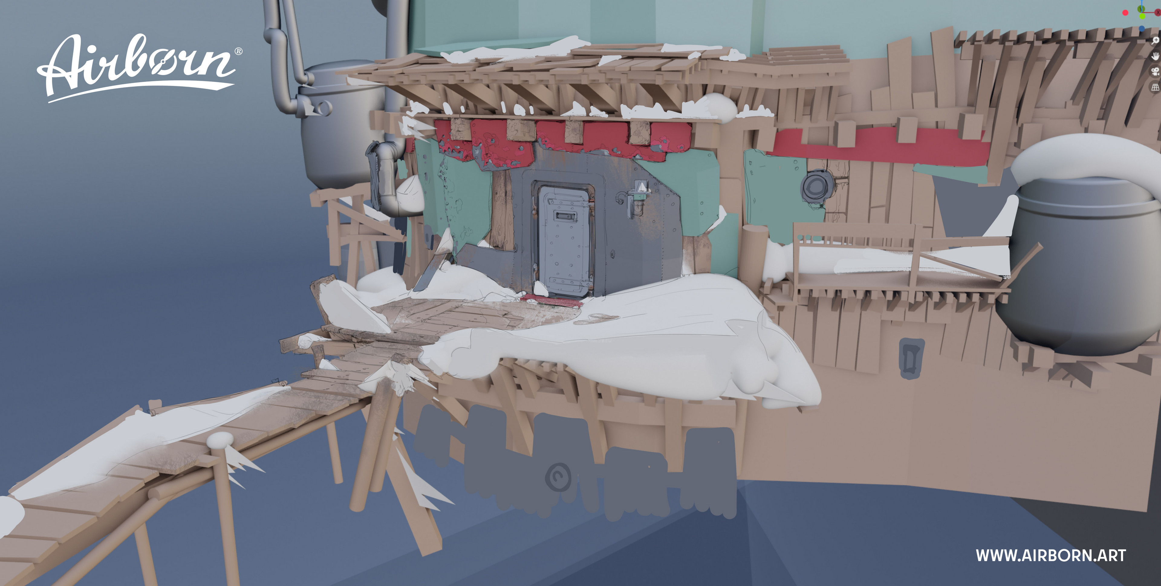 Shut Door Concept Blockout by Simon Kopp