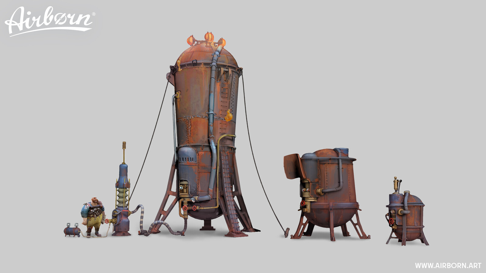 Gas Tanks Concepts by Jonas Kunert
