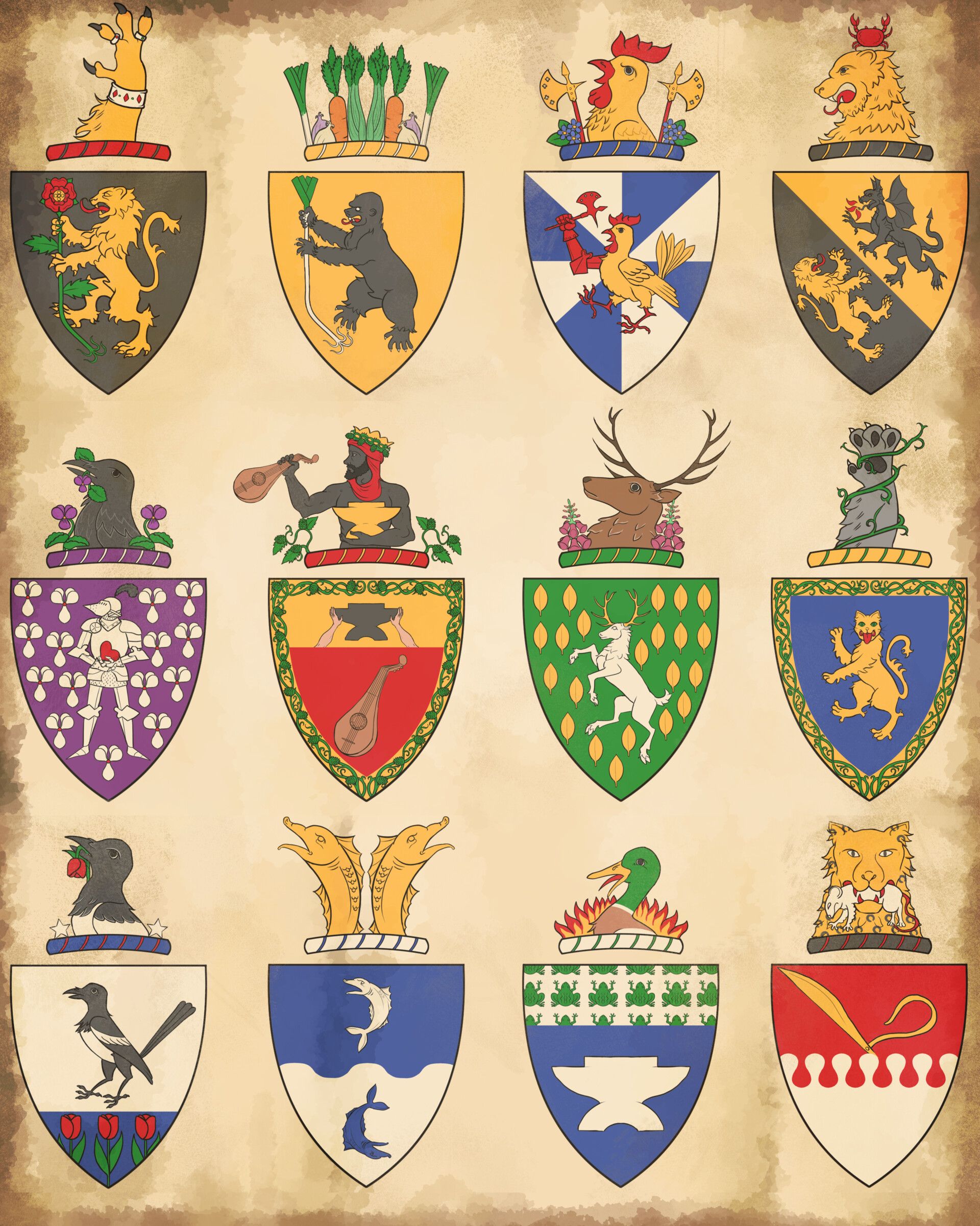 ArtStation Heraldic Armorial I