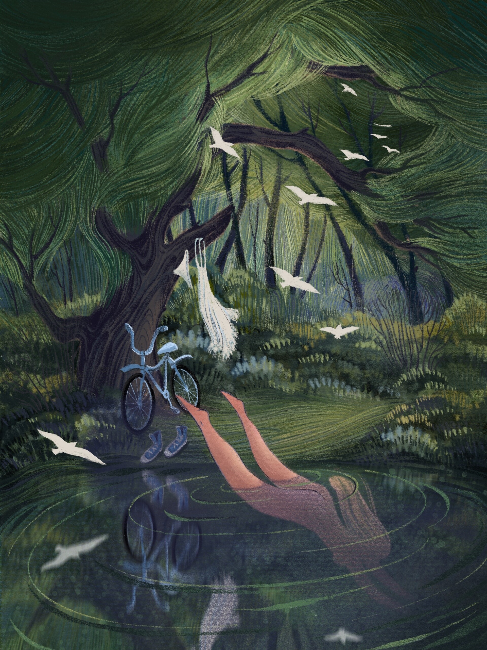 ArtStation Forest lake