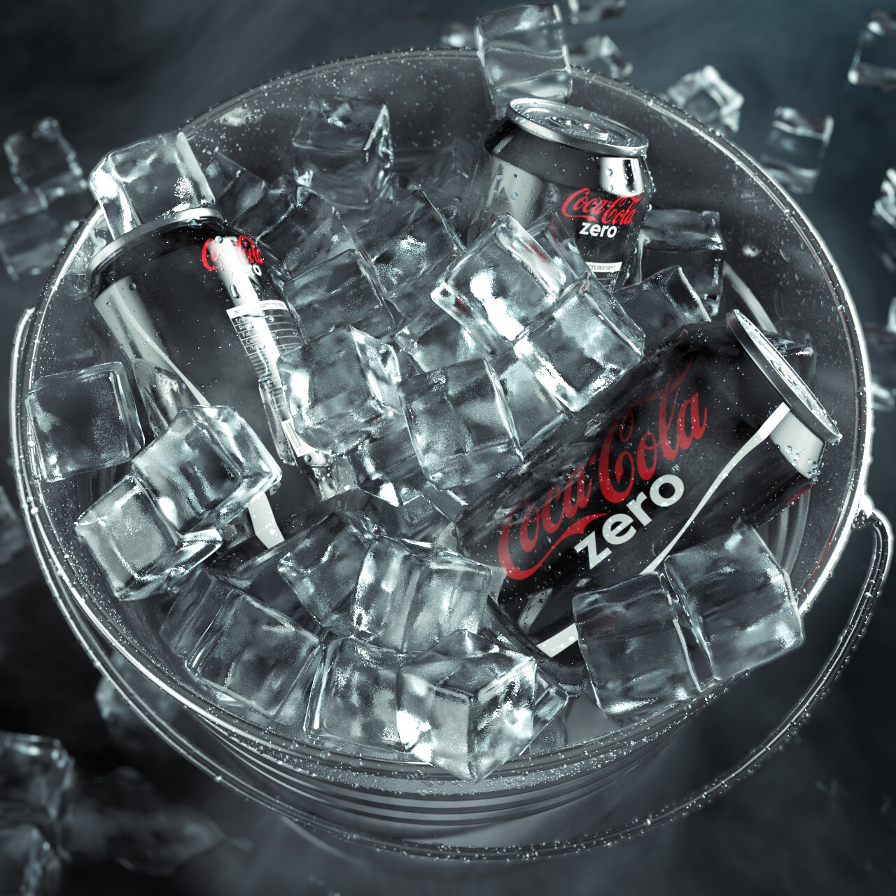 ArtStation - Coca cola Zero