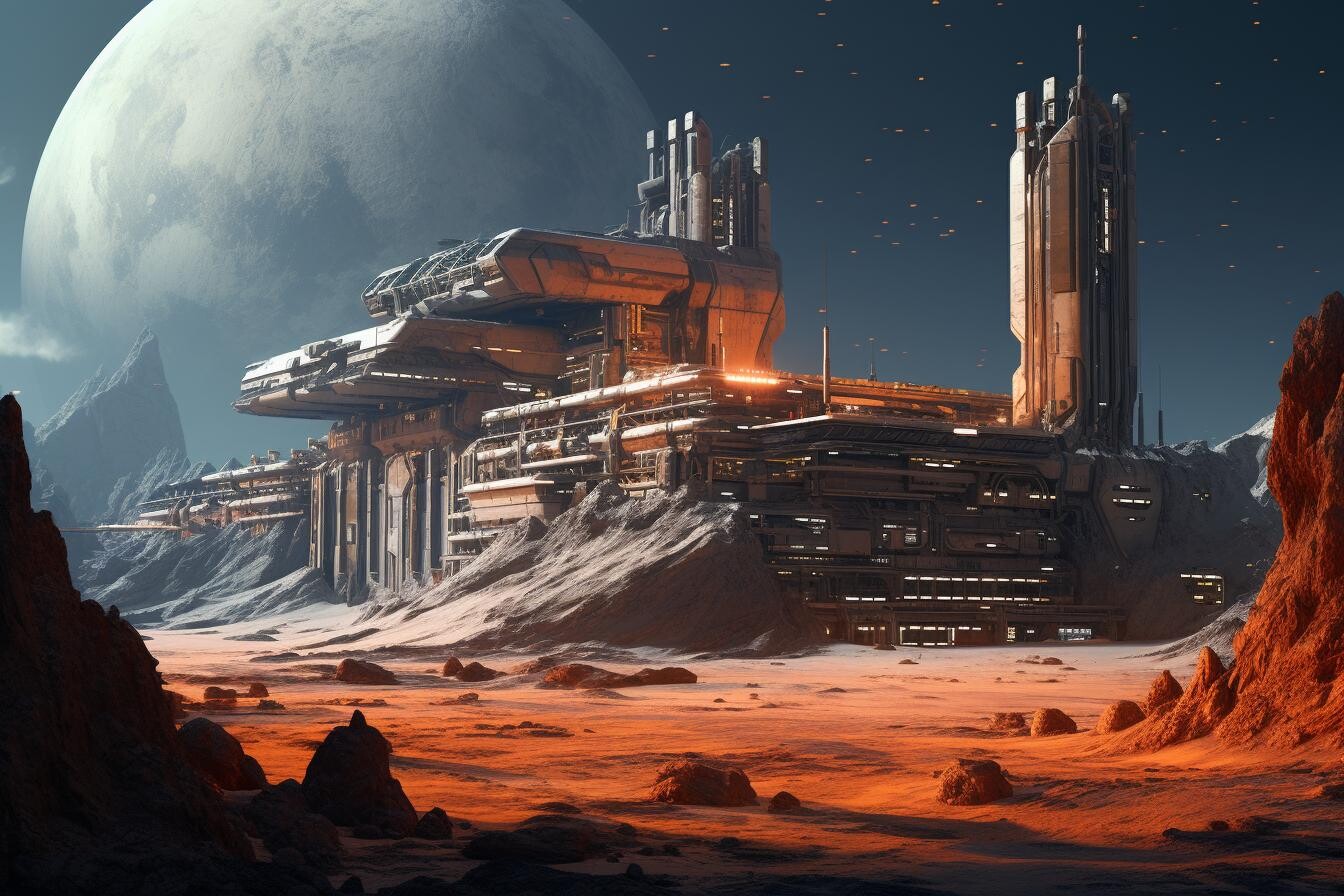 ArtStation - Mars Base