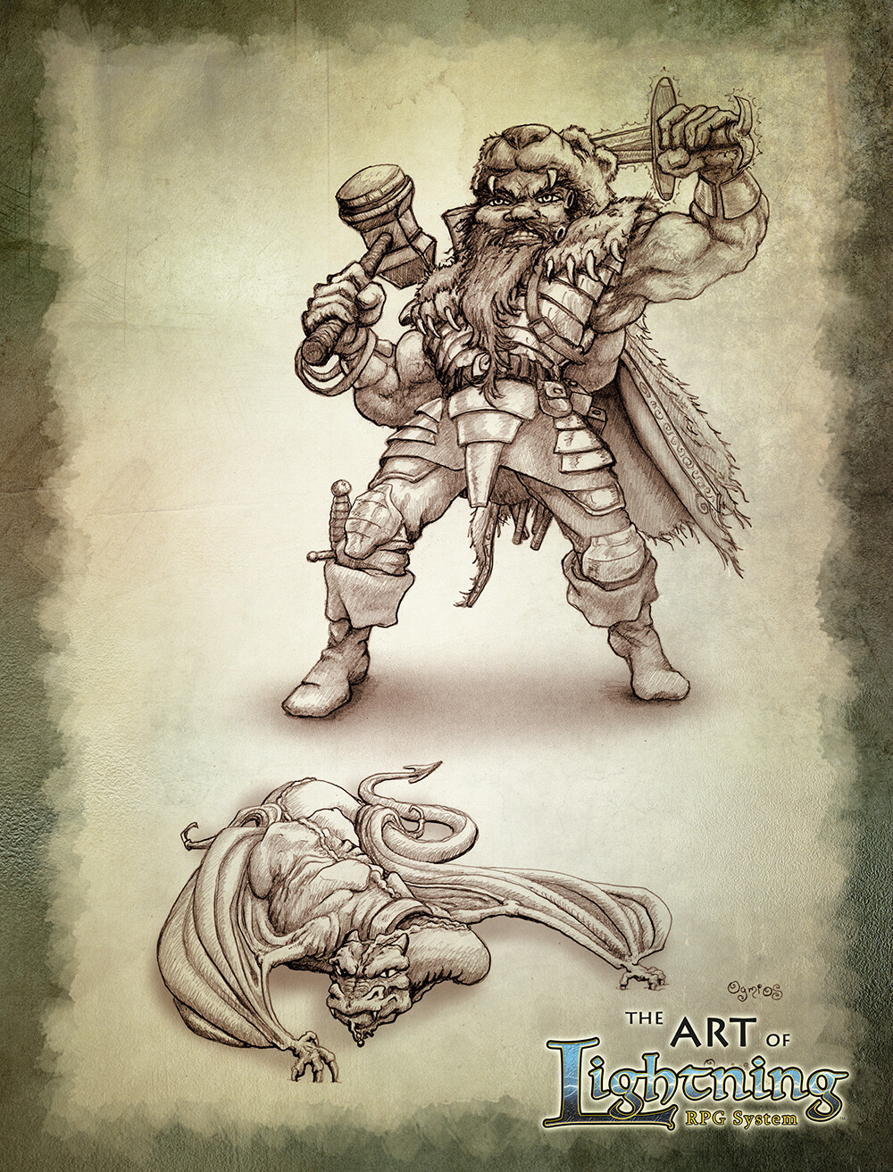 Dwarf Warrior and Spawnling Companion